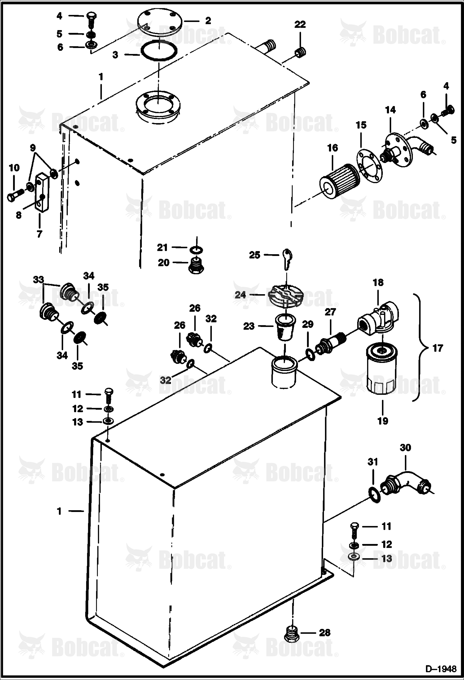 Hydraulic Tank & Filter