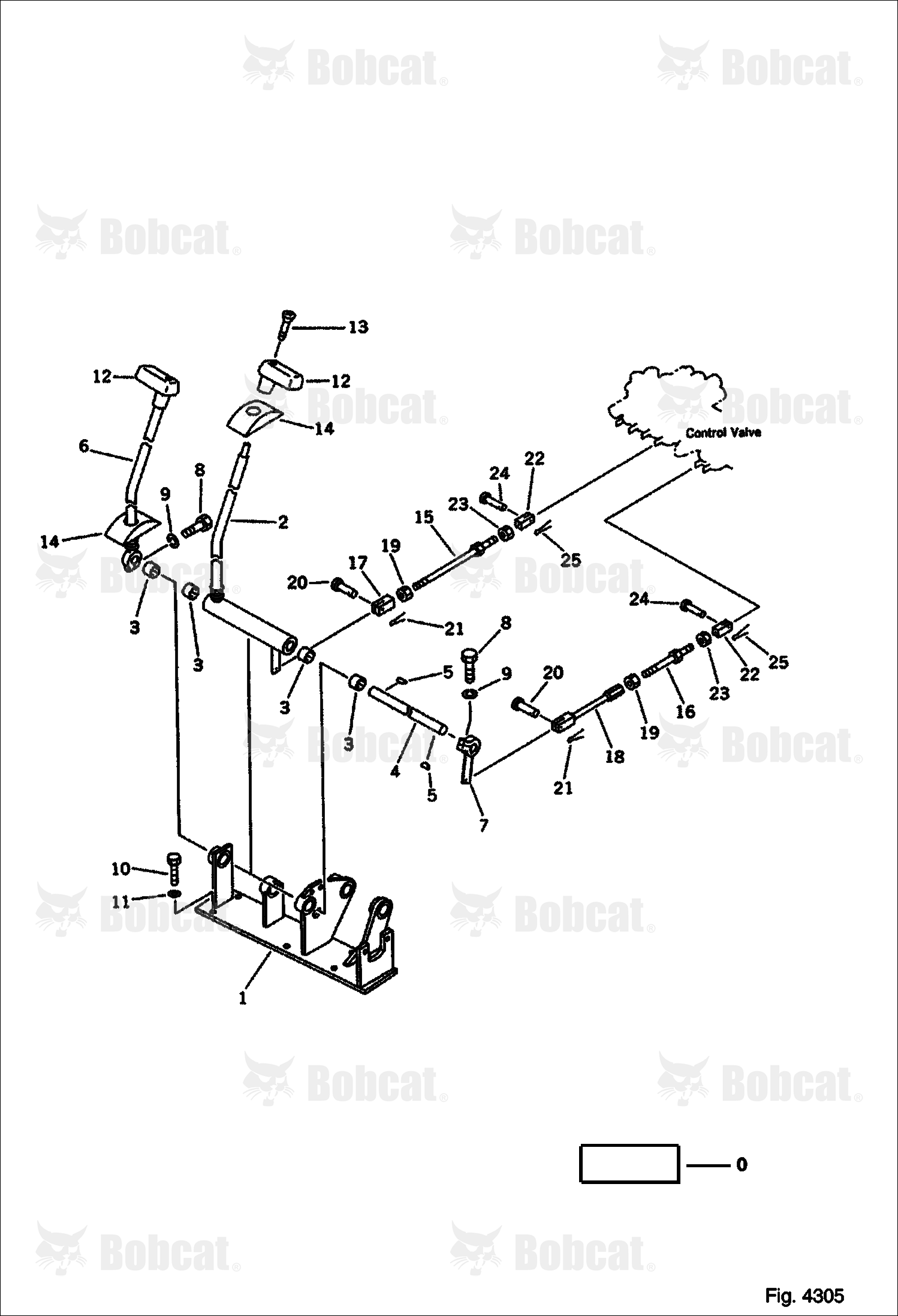 Travel Control Lever (1/2) (FOR I.O.S. PATTERN)