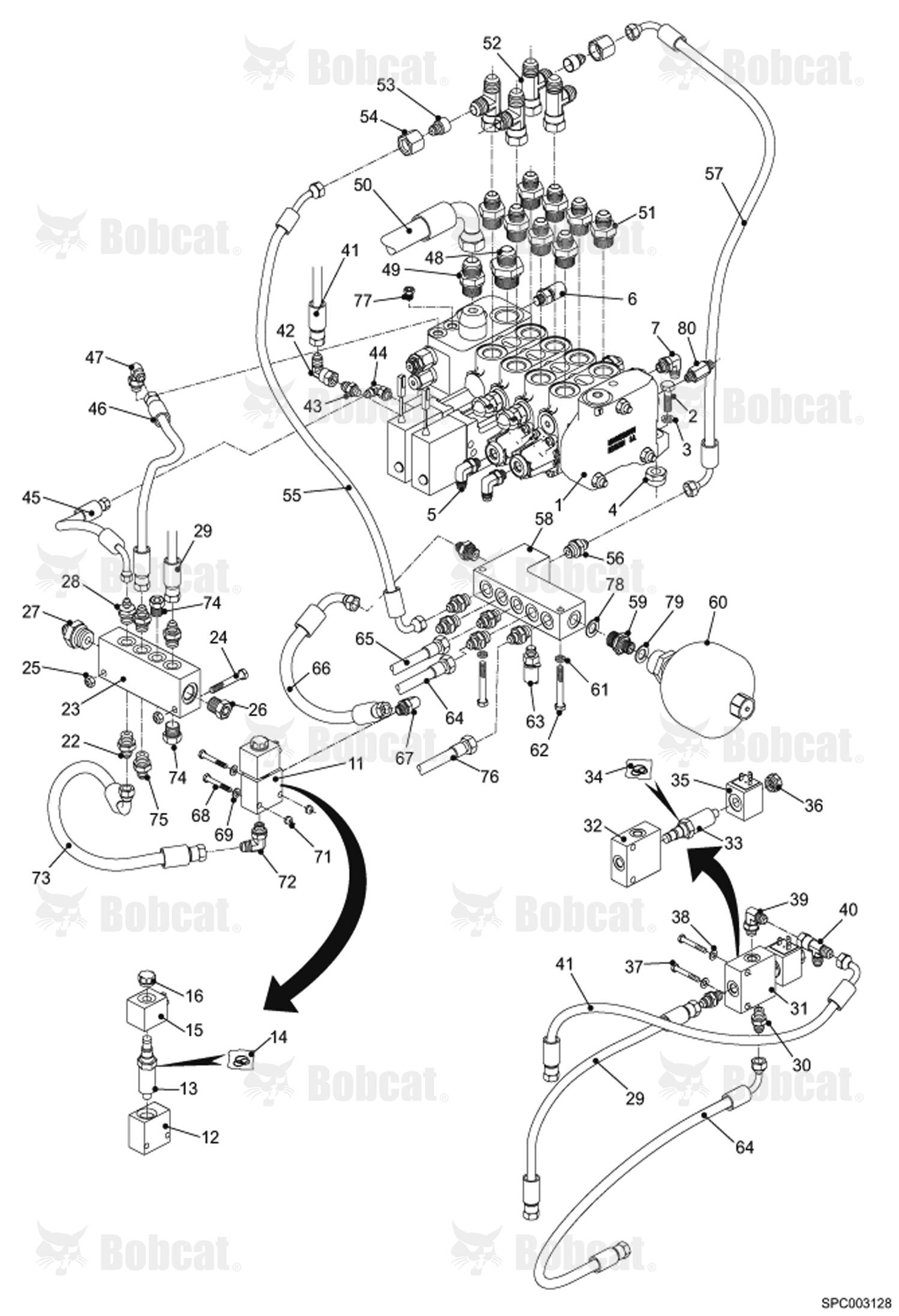 Hydraulic Control Valve Installation