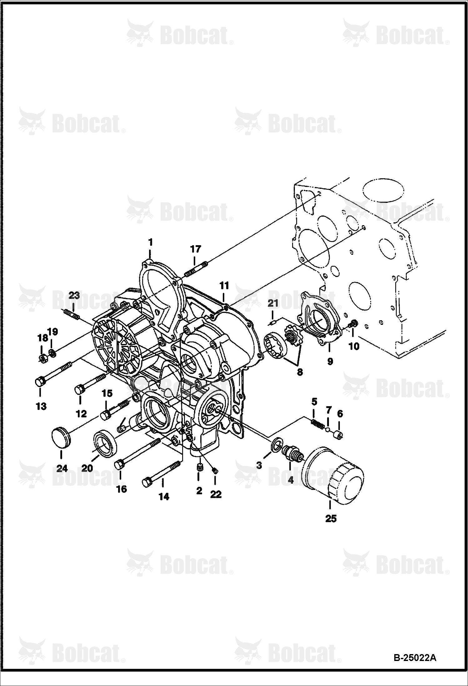 Gear Case (Kubota - D1005-E3B-BC-3)(Tier IV Replacement)