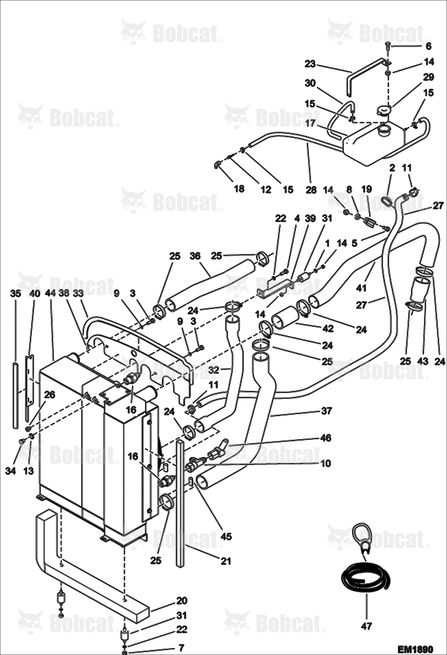 Cooling System Installation  A8G811001 - A8G812049, A8G911001 - A8G912001