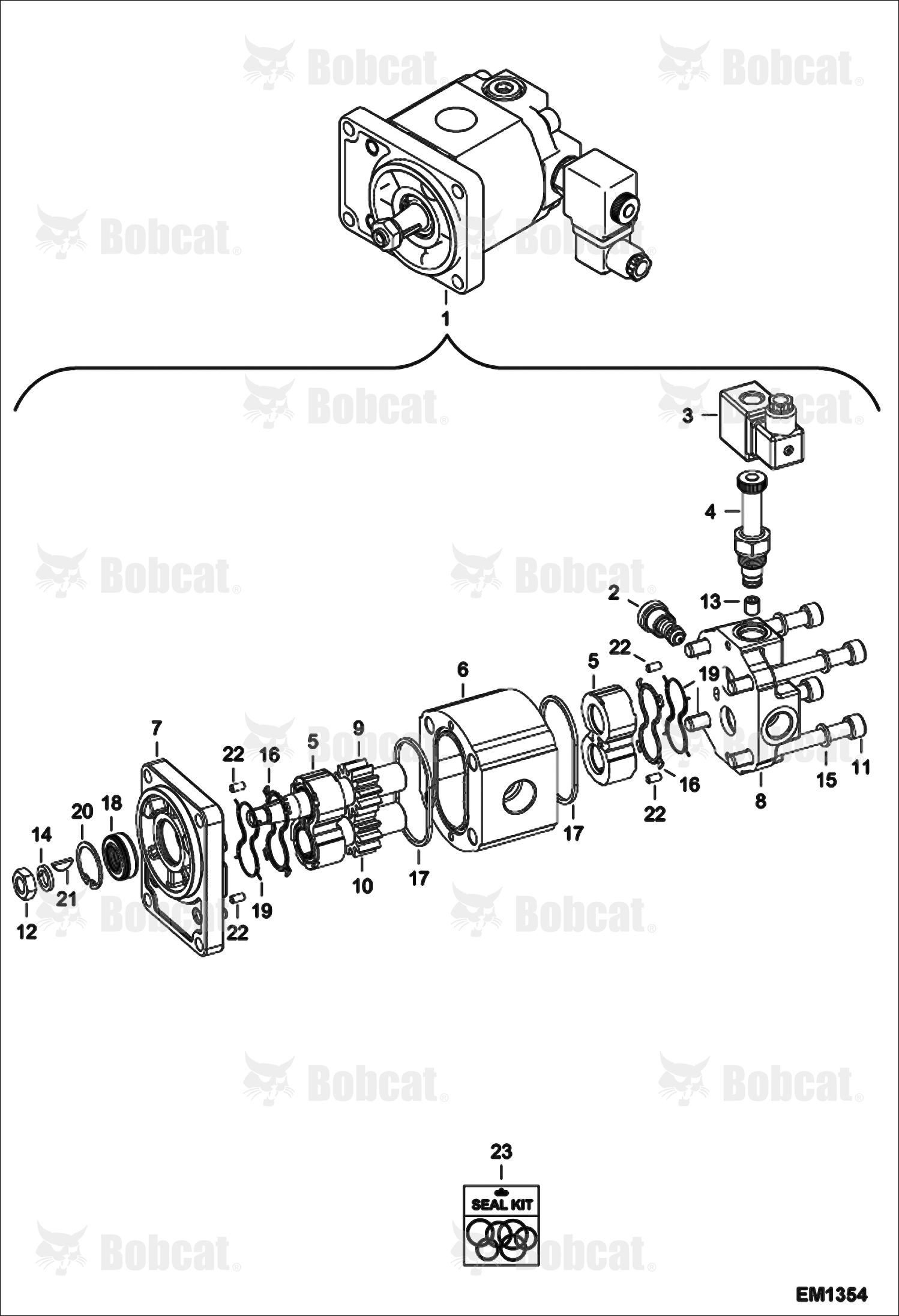 Cooling - Hydraulic Fan Motor (2 Speed)