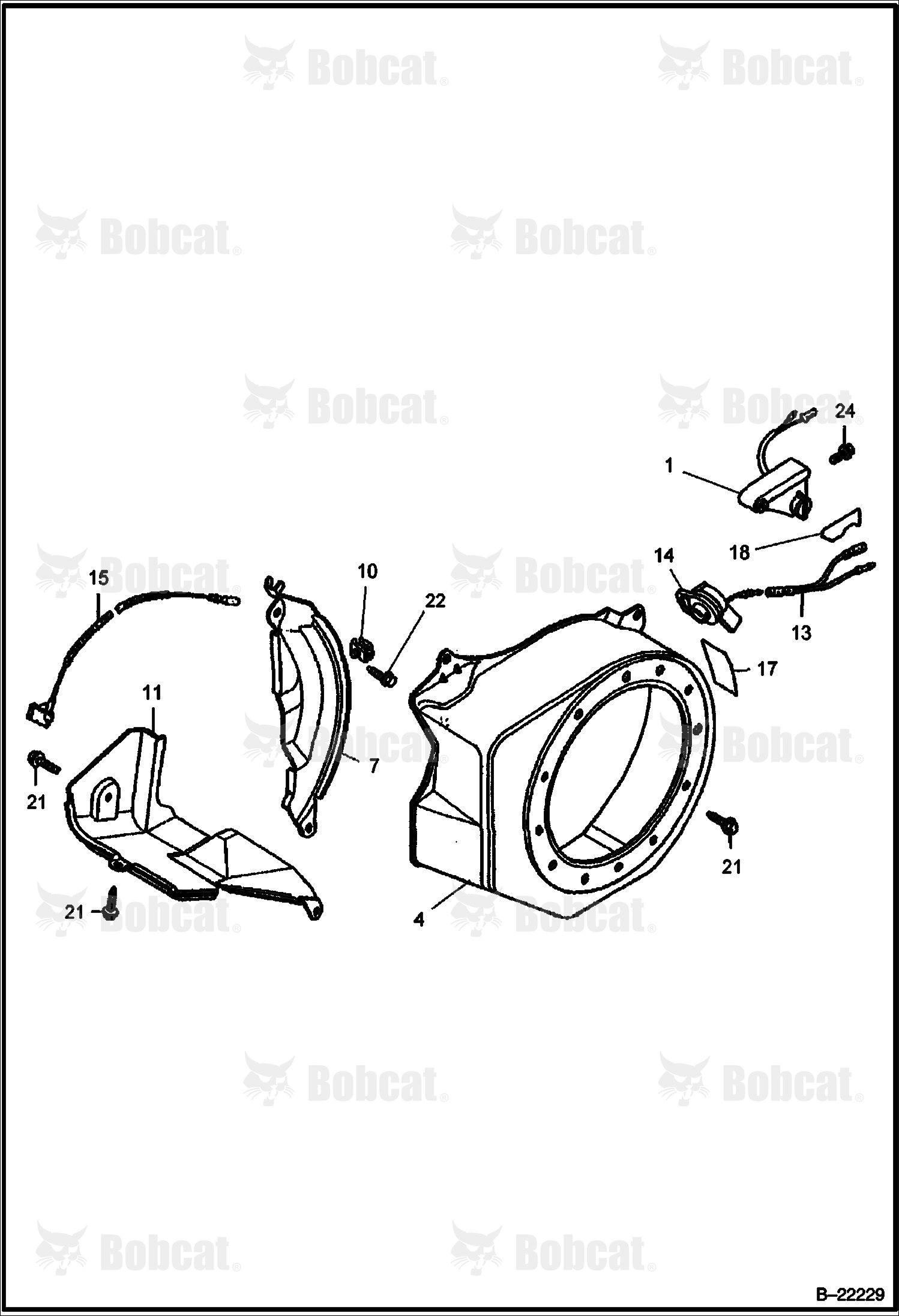 Honda Engine (Fan Shroud)