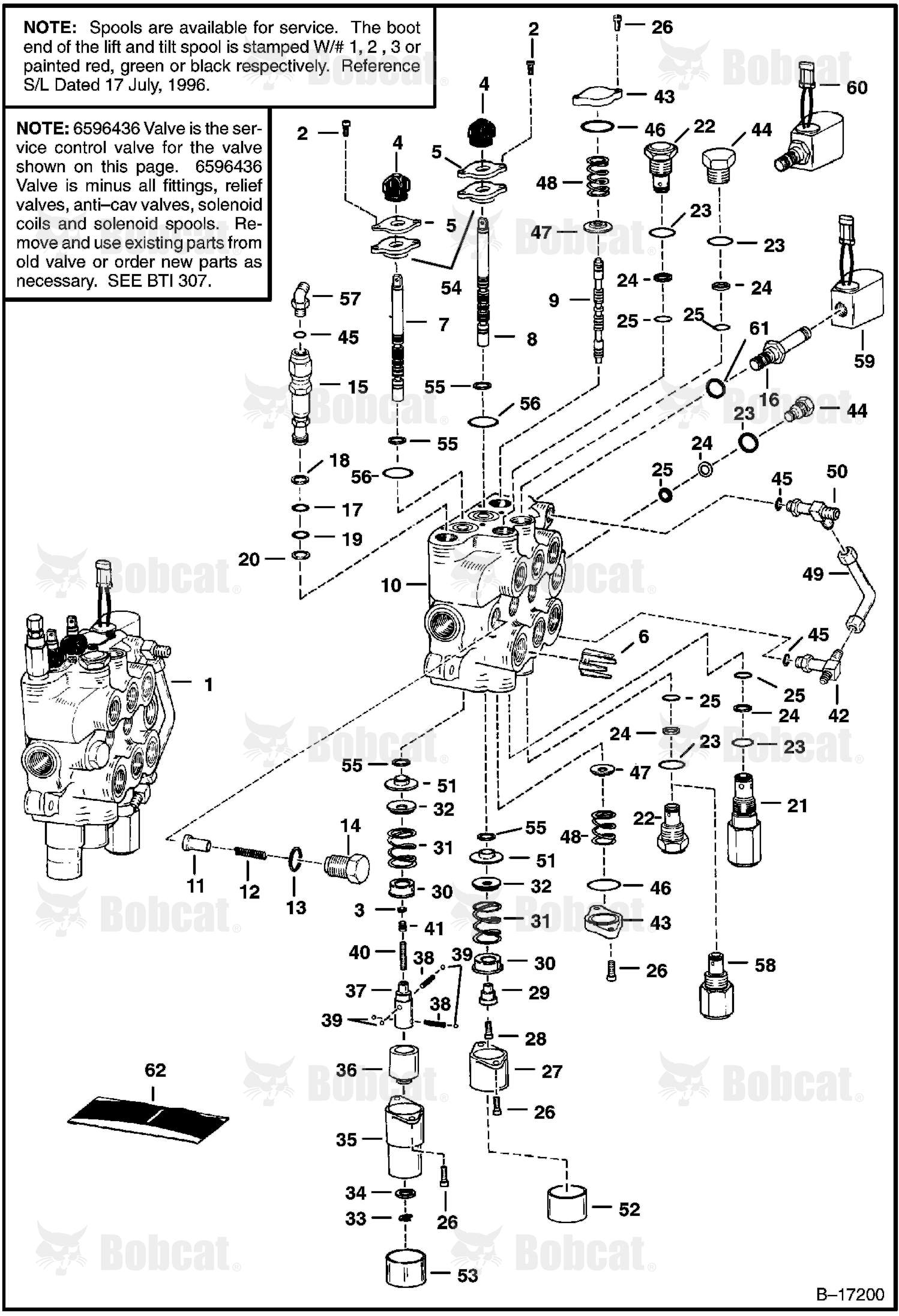 High Flow Hydraulics (Hydraulic Control Valve) 512724459 & Above, 511476462 & Above