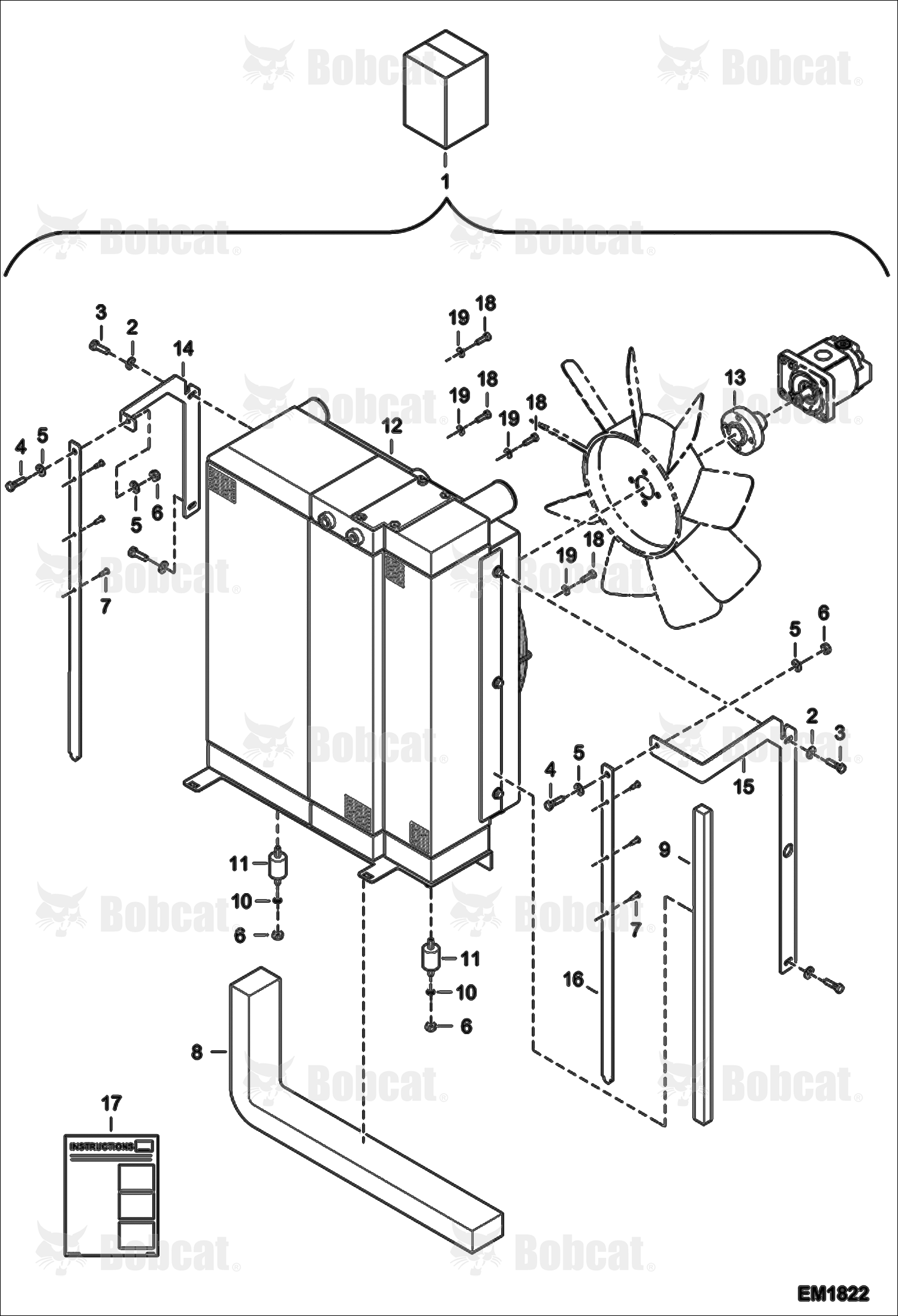 Extra Cooling Kit  A8HM12041 & Above, A8HN11042 & Above