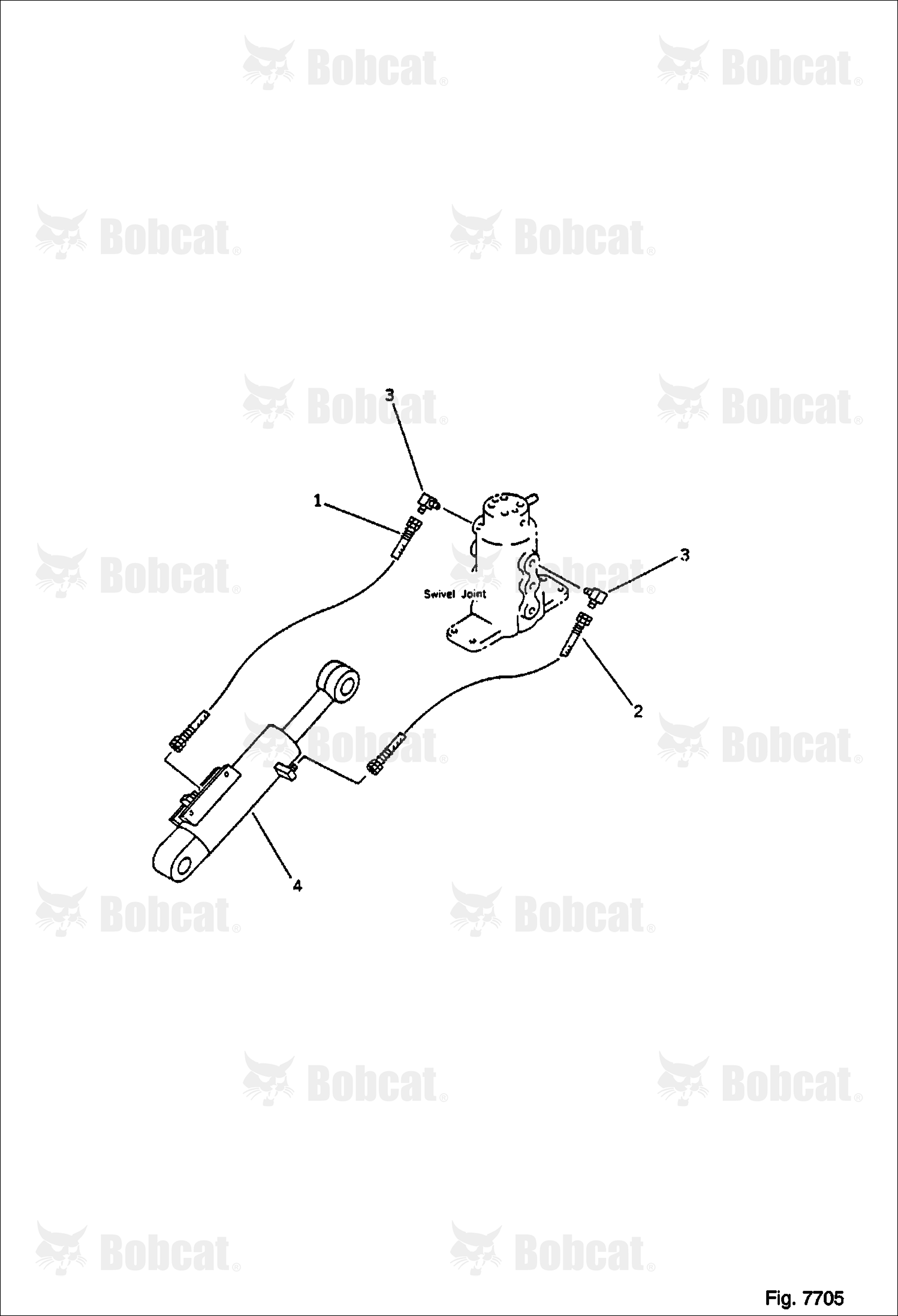 Hydraulic Piping (BLADE Cylinder LINE)