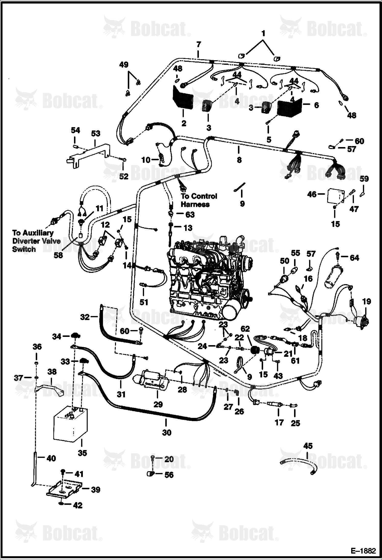 Engine Electrical Circuitry 508611077 & Below
