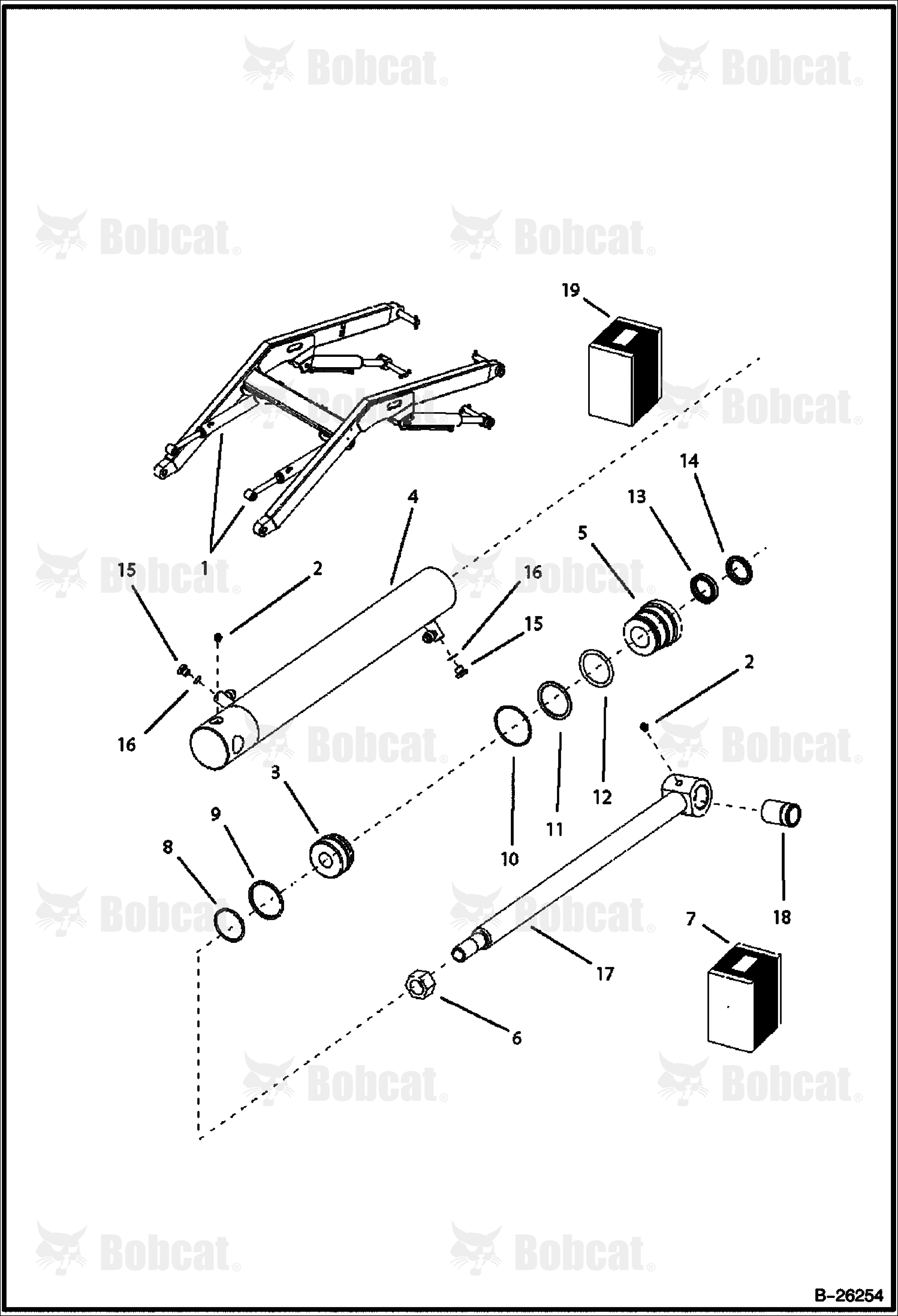 Tilt Cylinder 570011057 & Above