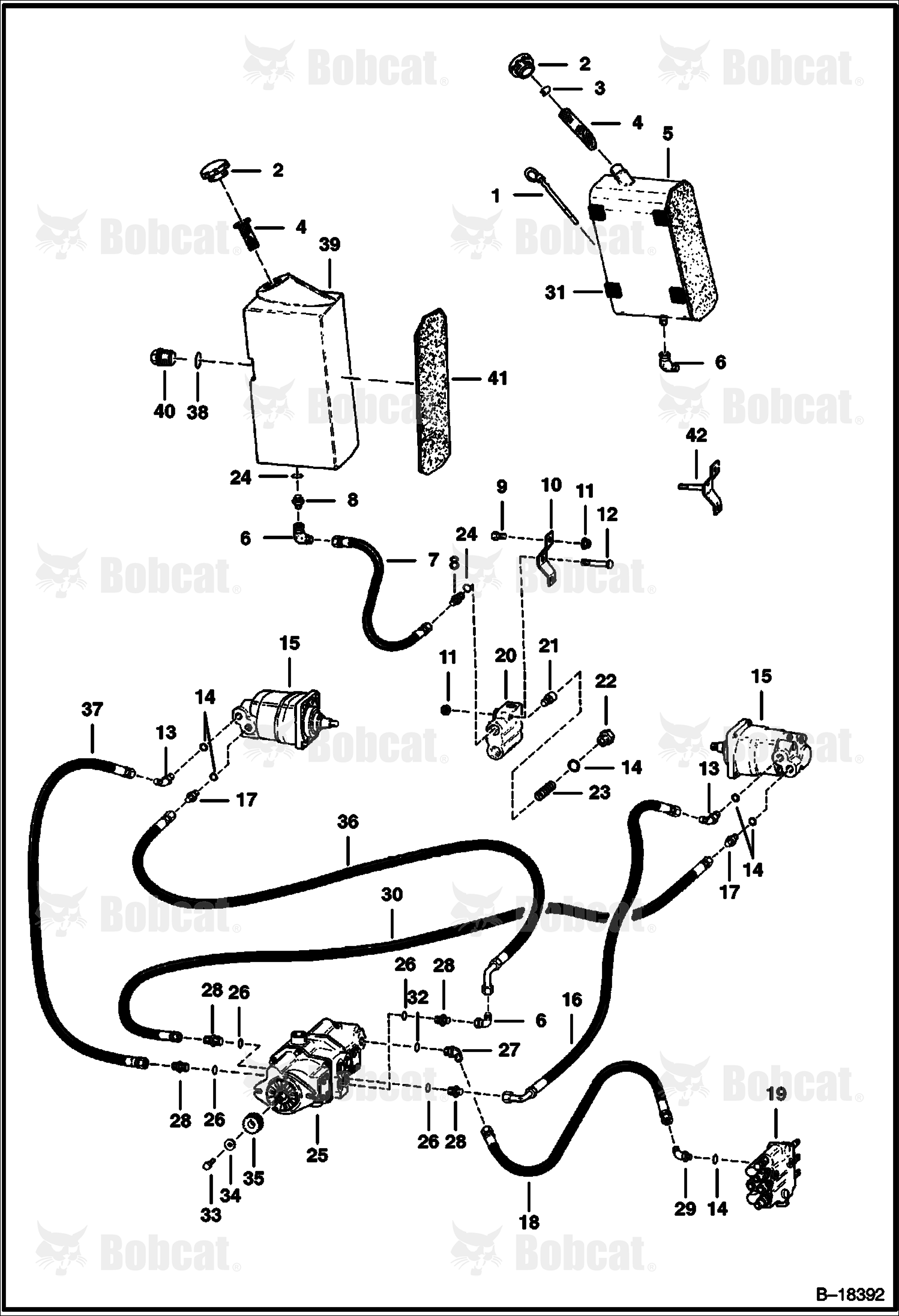 Hydrostatic Circuitry 501513406 - 501524945