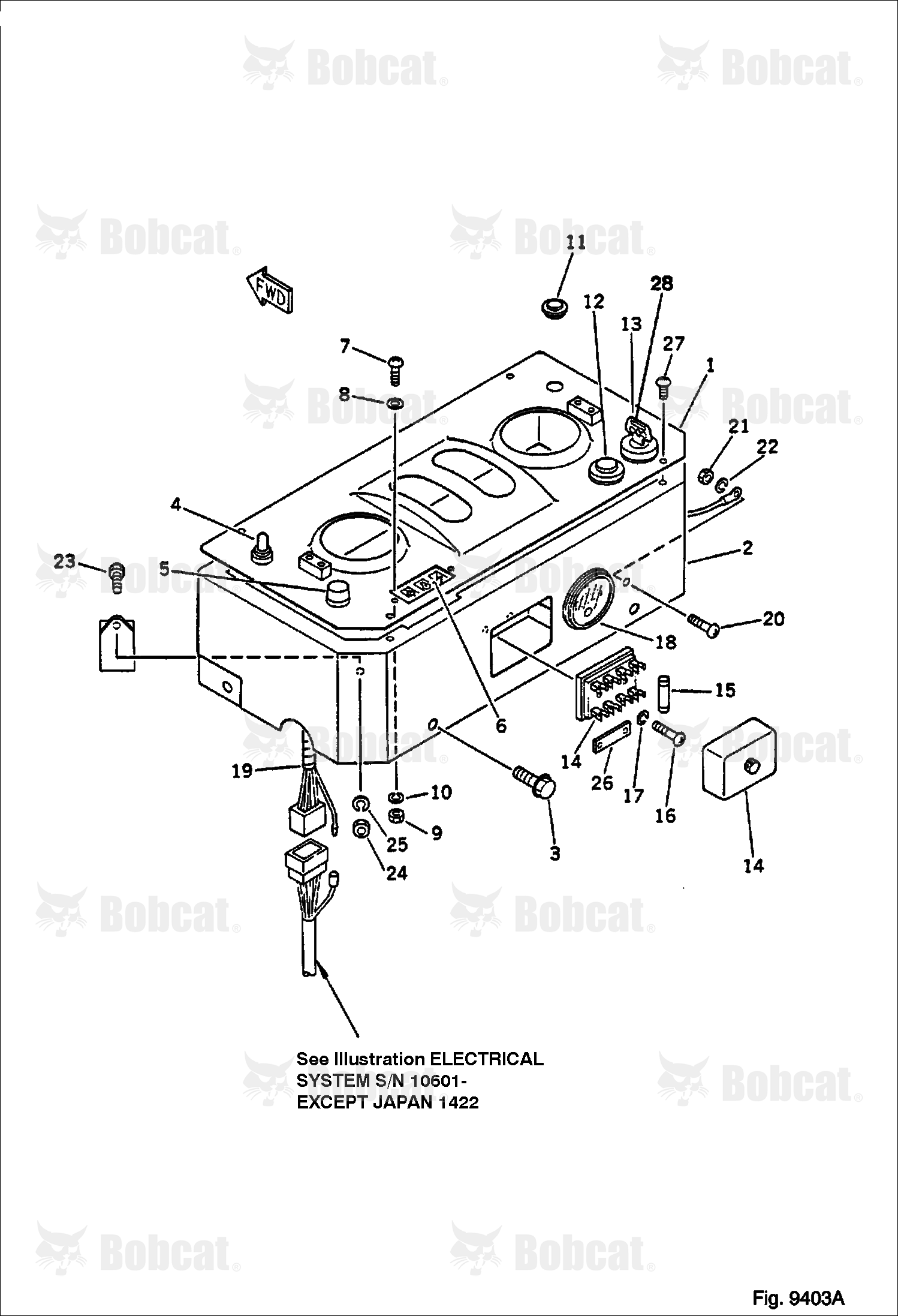Instrument Panel (KE, USA, and Asia SPEC.)