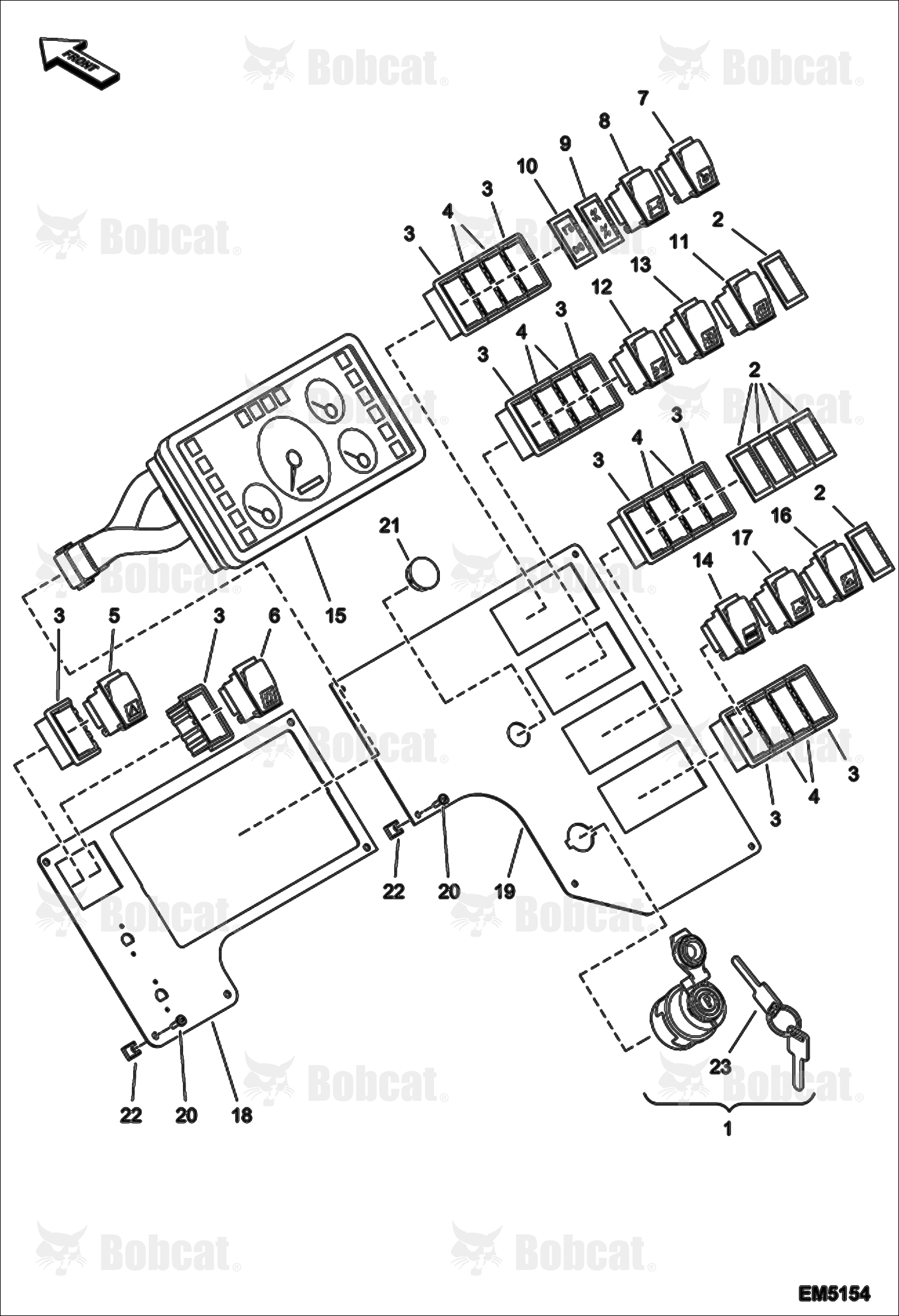 Instrument Panel  A8G911001 & Above