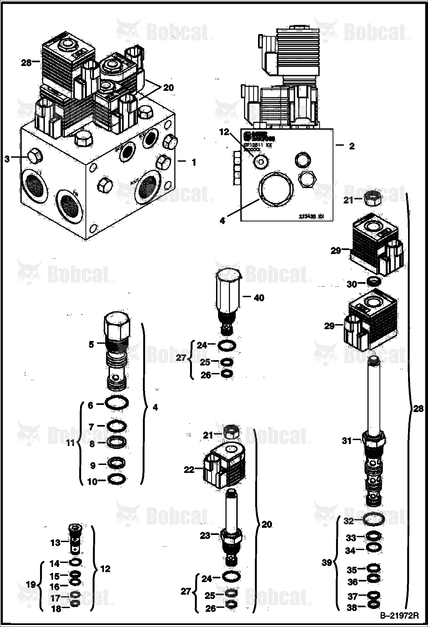 Rear Auxiliary Valve  517628700 & Above, 518116750 & Above, 519037250 & Above, 519215550 & Above