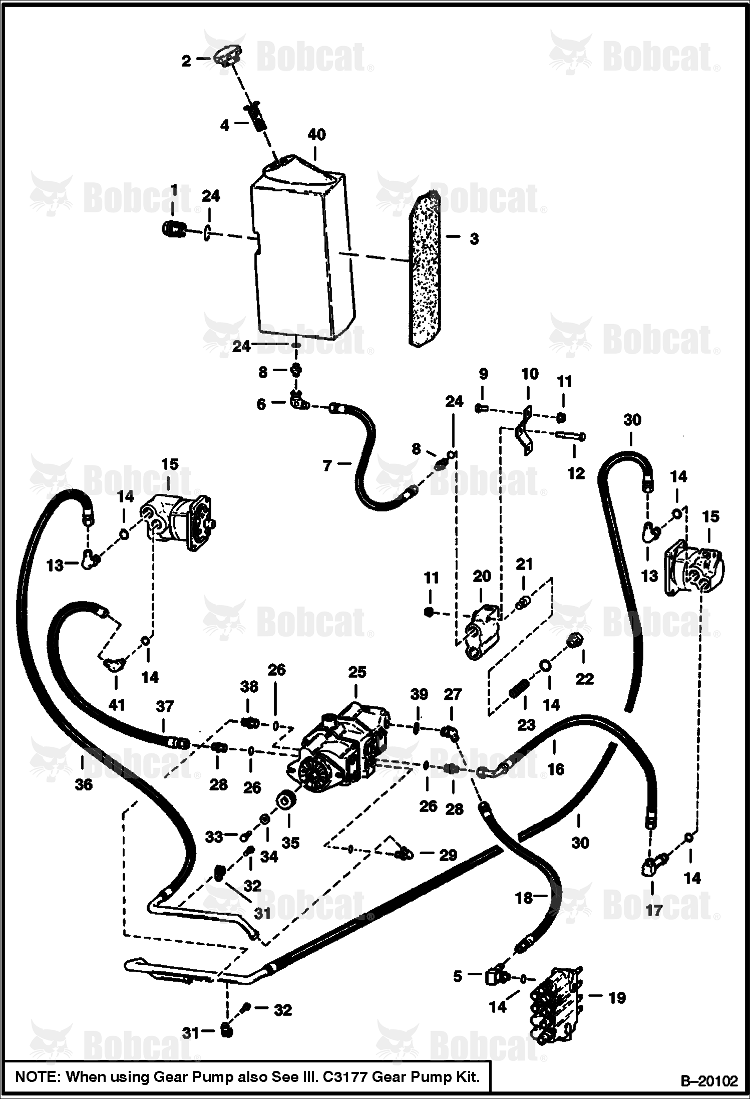 Hydrostatic Circuitry  509311001 - 509313887