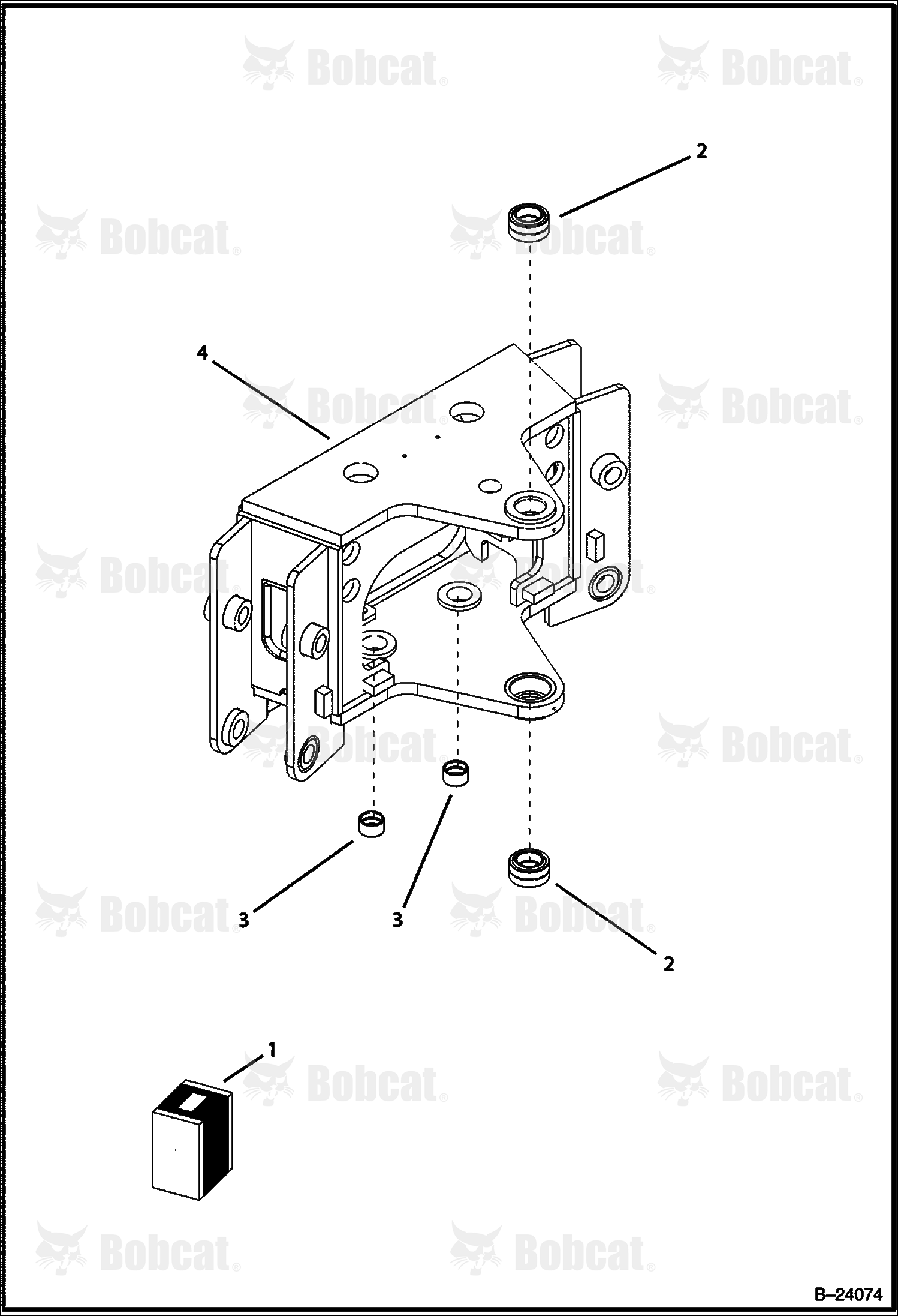 Trunnion (Center Mount Backhoe)
