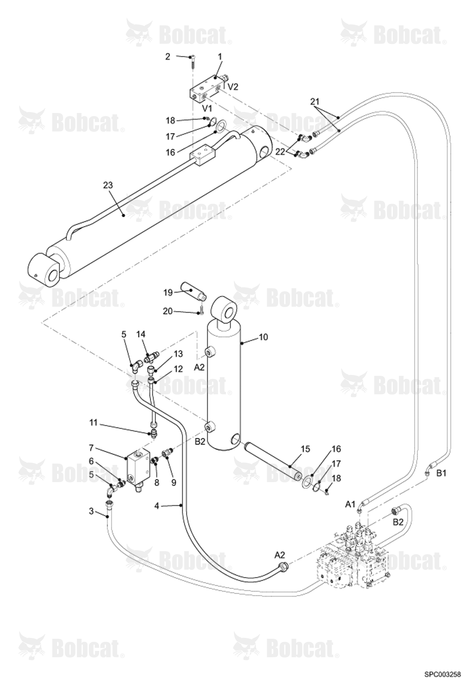 Lift & Compensation Cylinder Installation