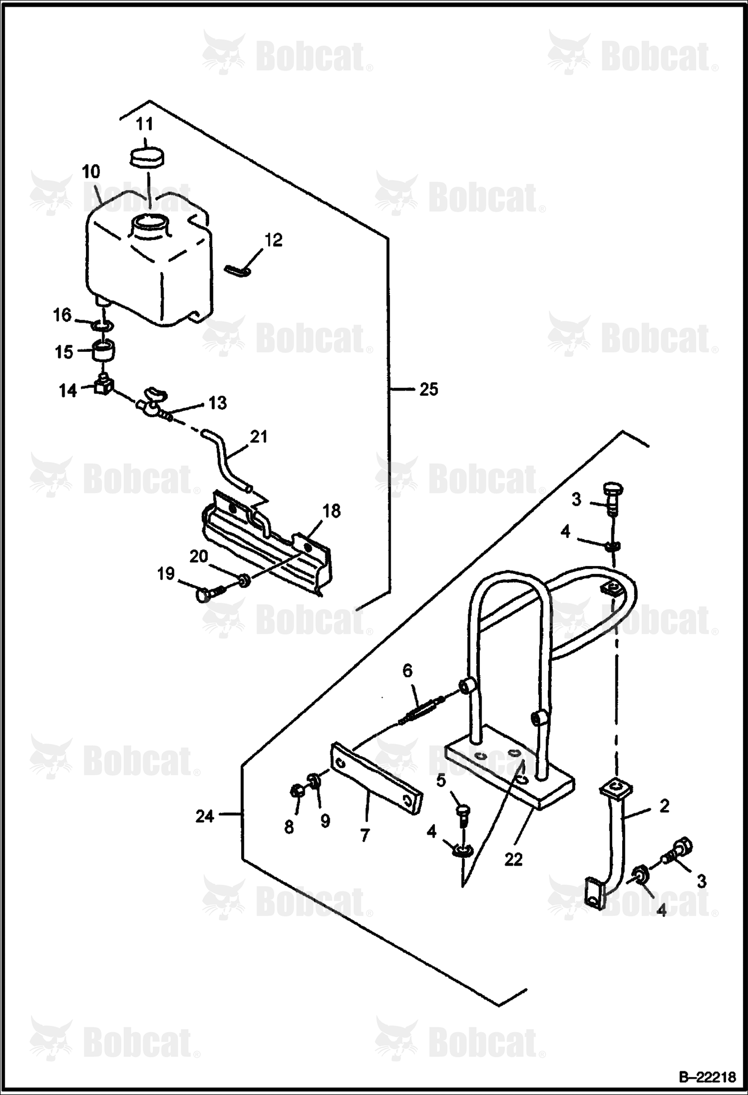 Rollover Cage & Water Tank  BC110AB1033 & Above