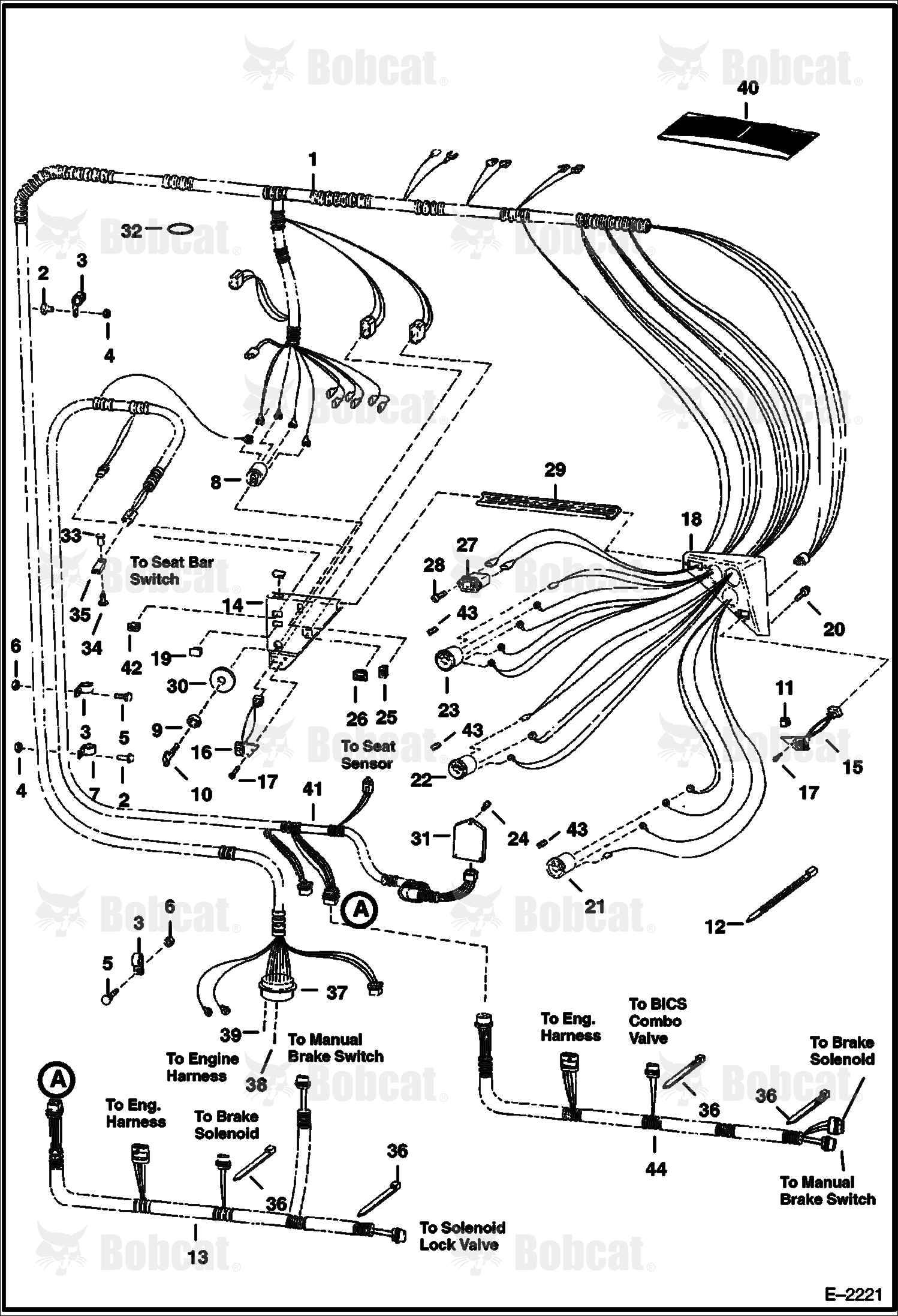 CAB Electrical Circuitry (W/O B.O.S.S. Option)