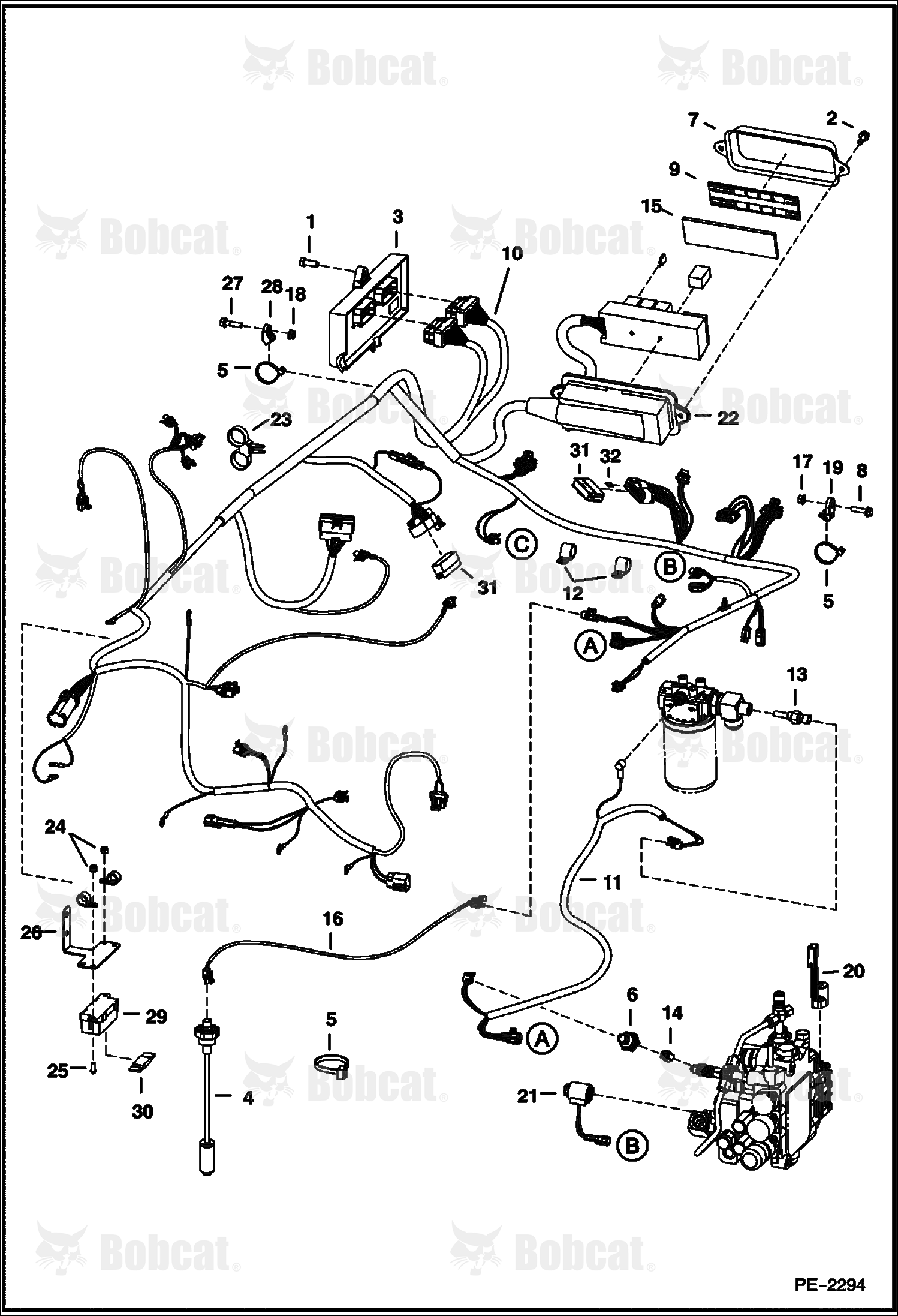 Engine Electrical (W/Controller) 521311001 & Above, 521411001 & Above, 521511001 & Above, 521611001 & Above