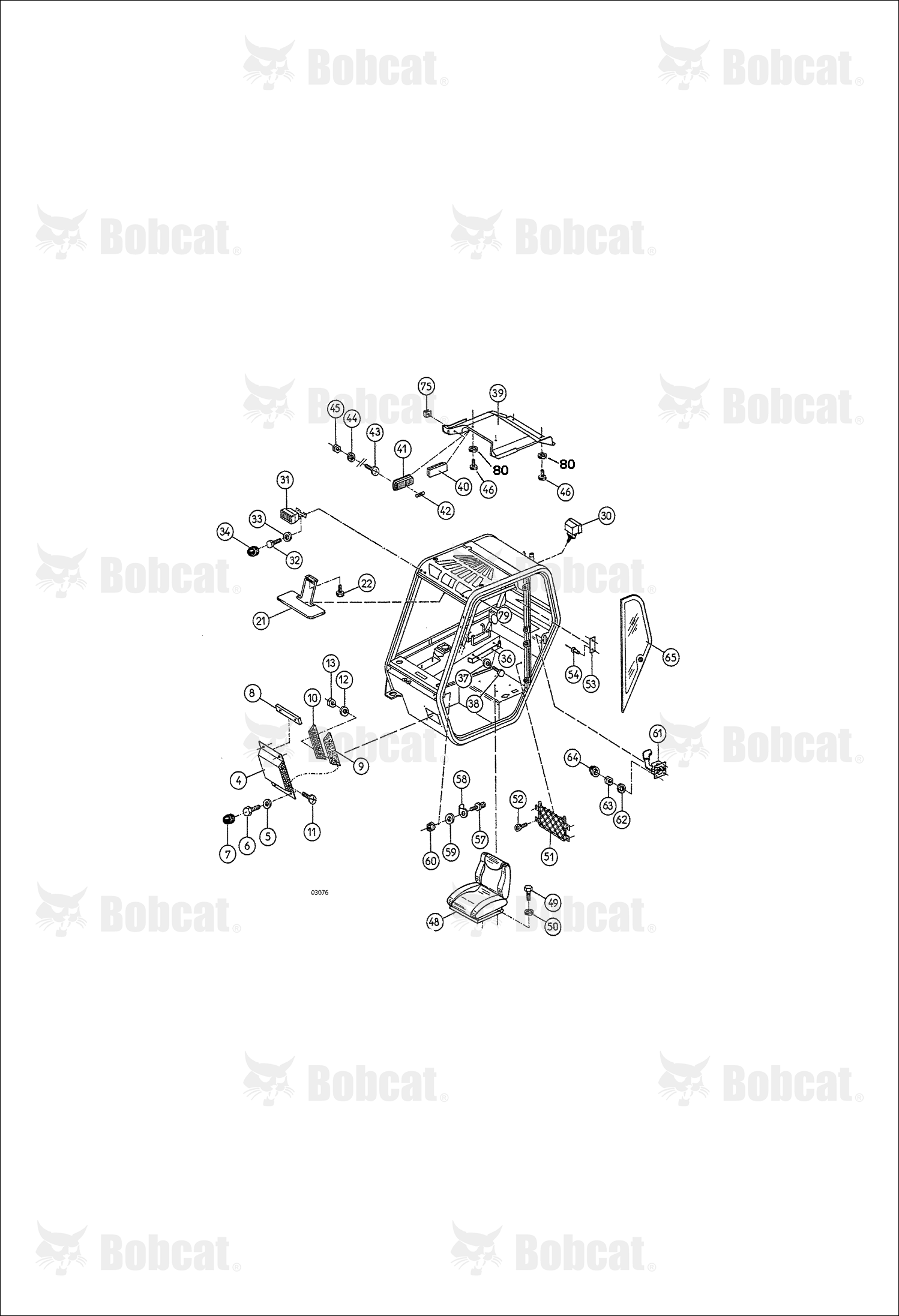 Enclosed CAB - Seat 367113001 & Above, 367213001 & Above