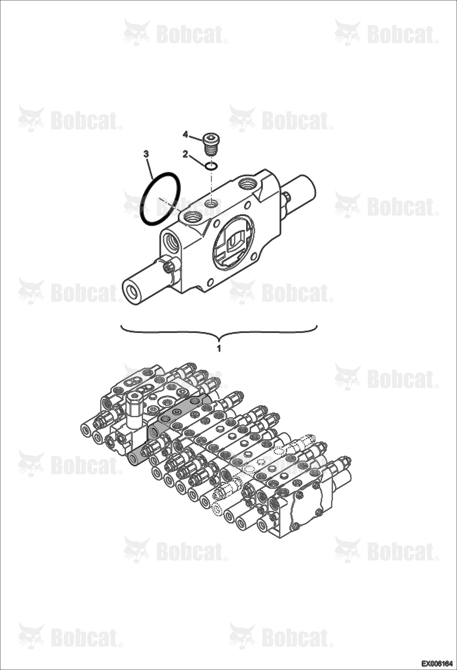 Valve Section (RH Travel)