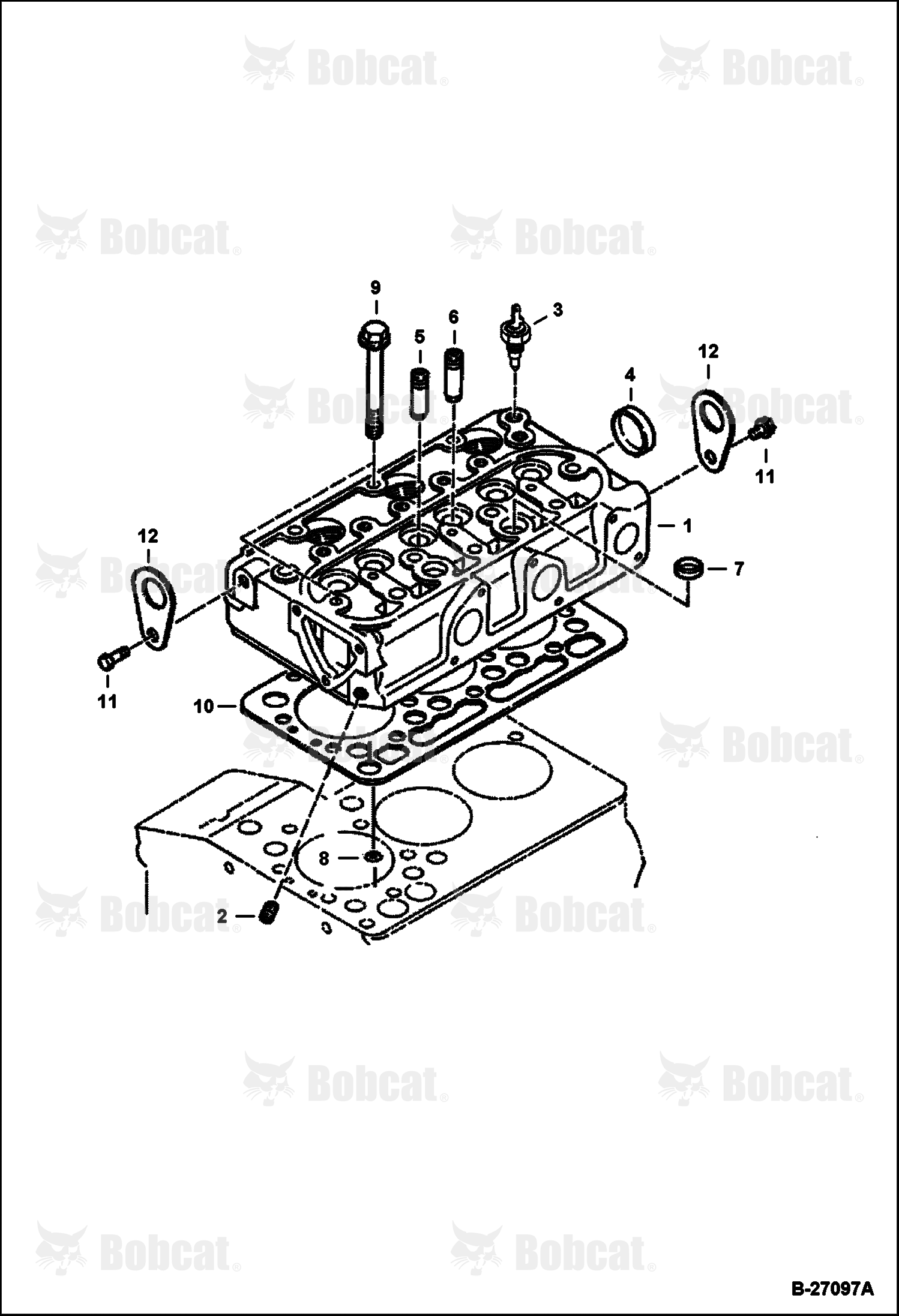 Cylinder Head (Kubota D722-E2B-BC-1)