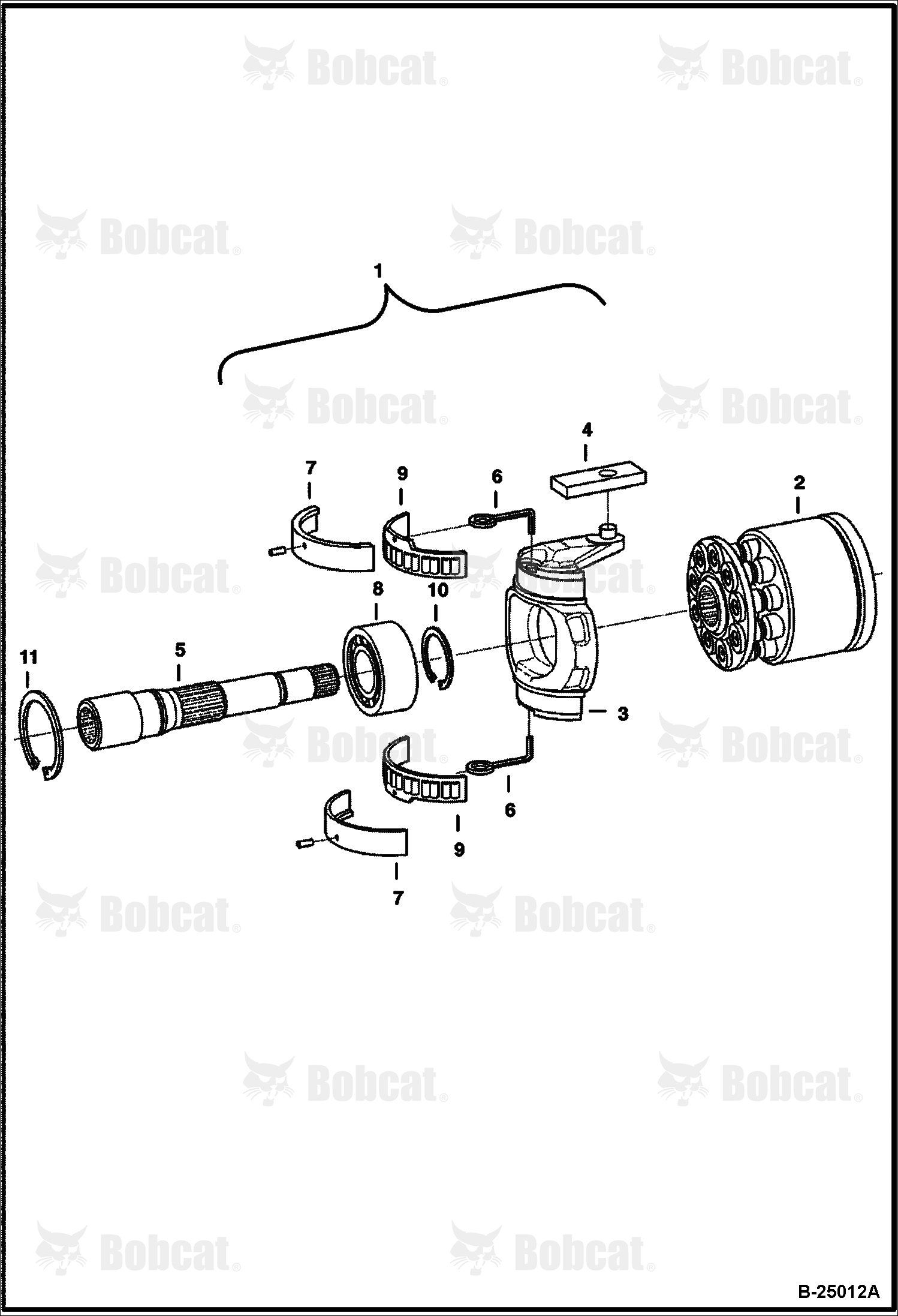 Hydrostatic Pump (Rotary Group) (RH) (Selectable Joystick Controls) (R902136745)