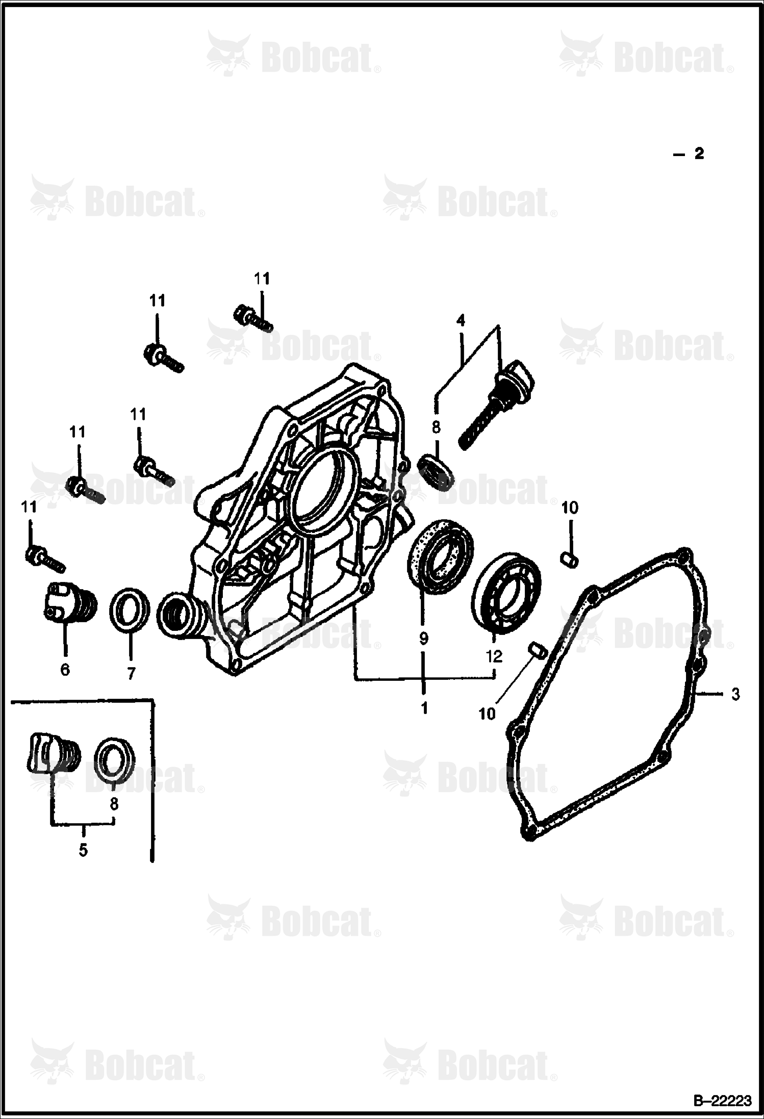 Honda Engine (Crankcase Cover)