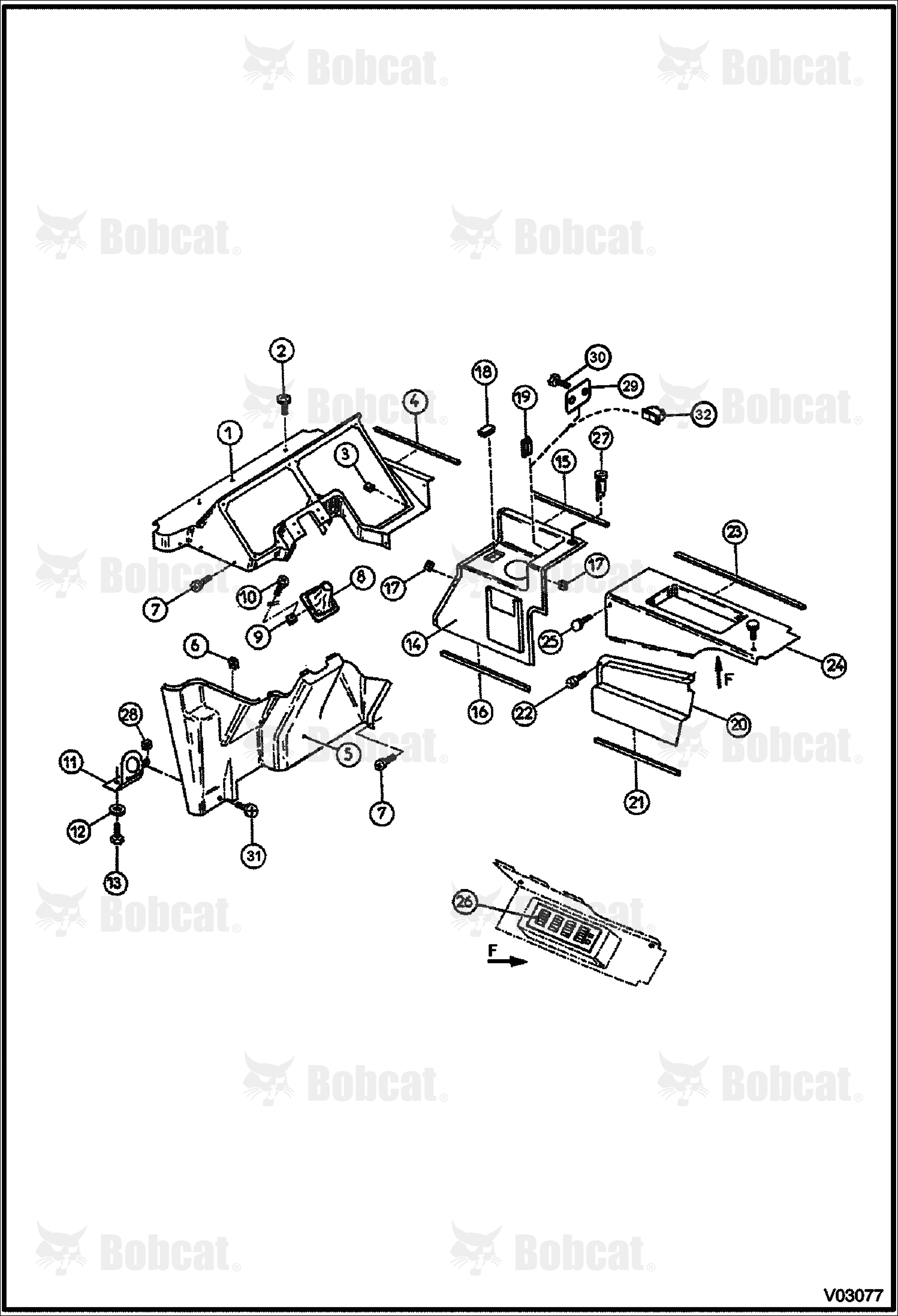 Enclosed CAB - Cowling 367113001 & Above, 367213001 & Above