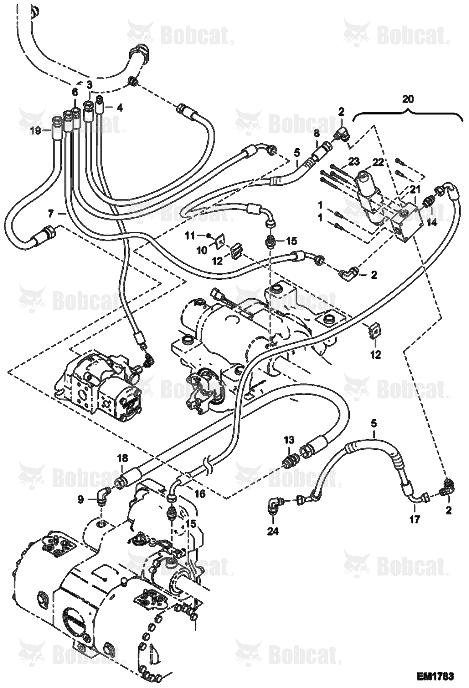 Steering Hoses & Fittings (W/O Damper)