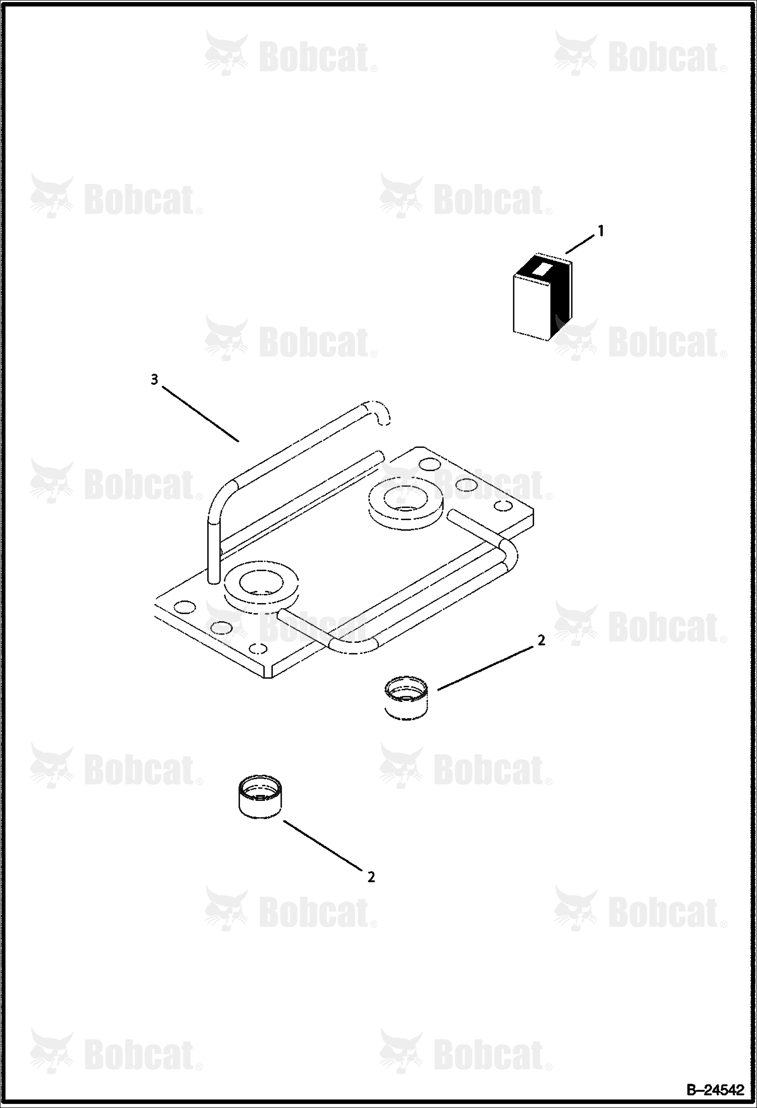 Center Mount Backhoe (Holder & Bushing)