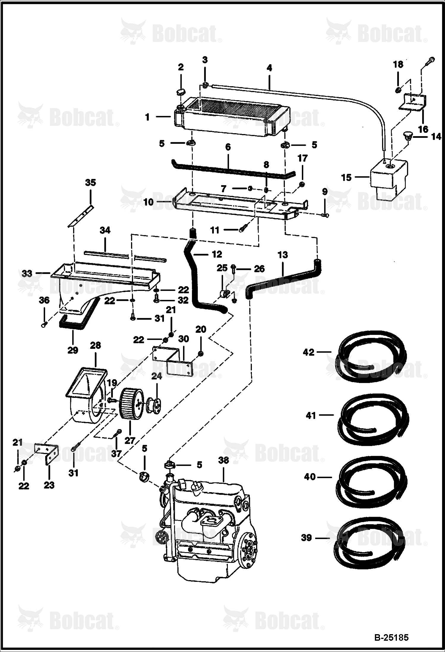 Engine & Attaching Parts (Cooling Group)  515011001 & Above, 515111001 & Above
