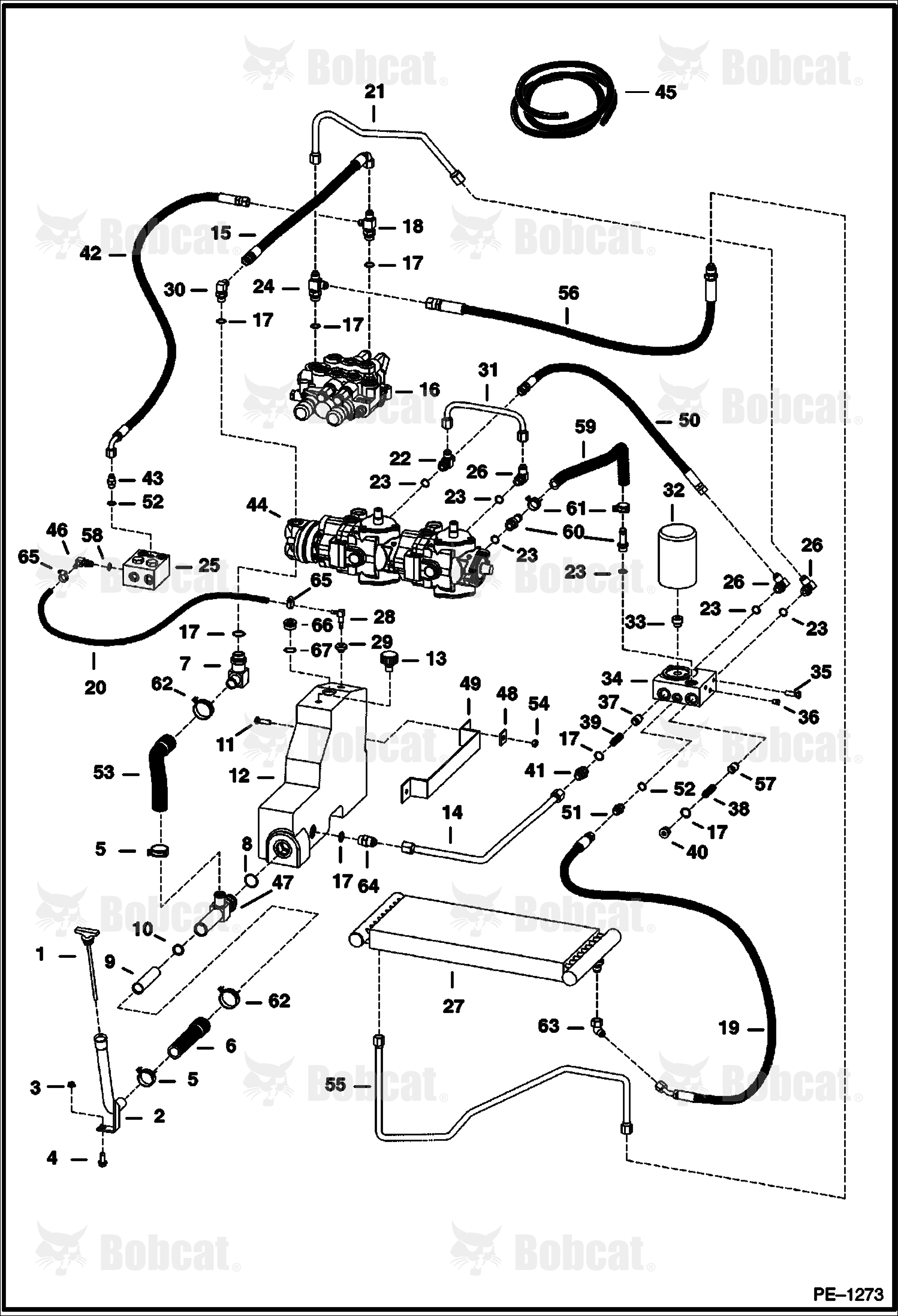 Hydrostatic Circuitry  520011539 & Below, 519911334 & Below