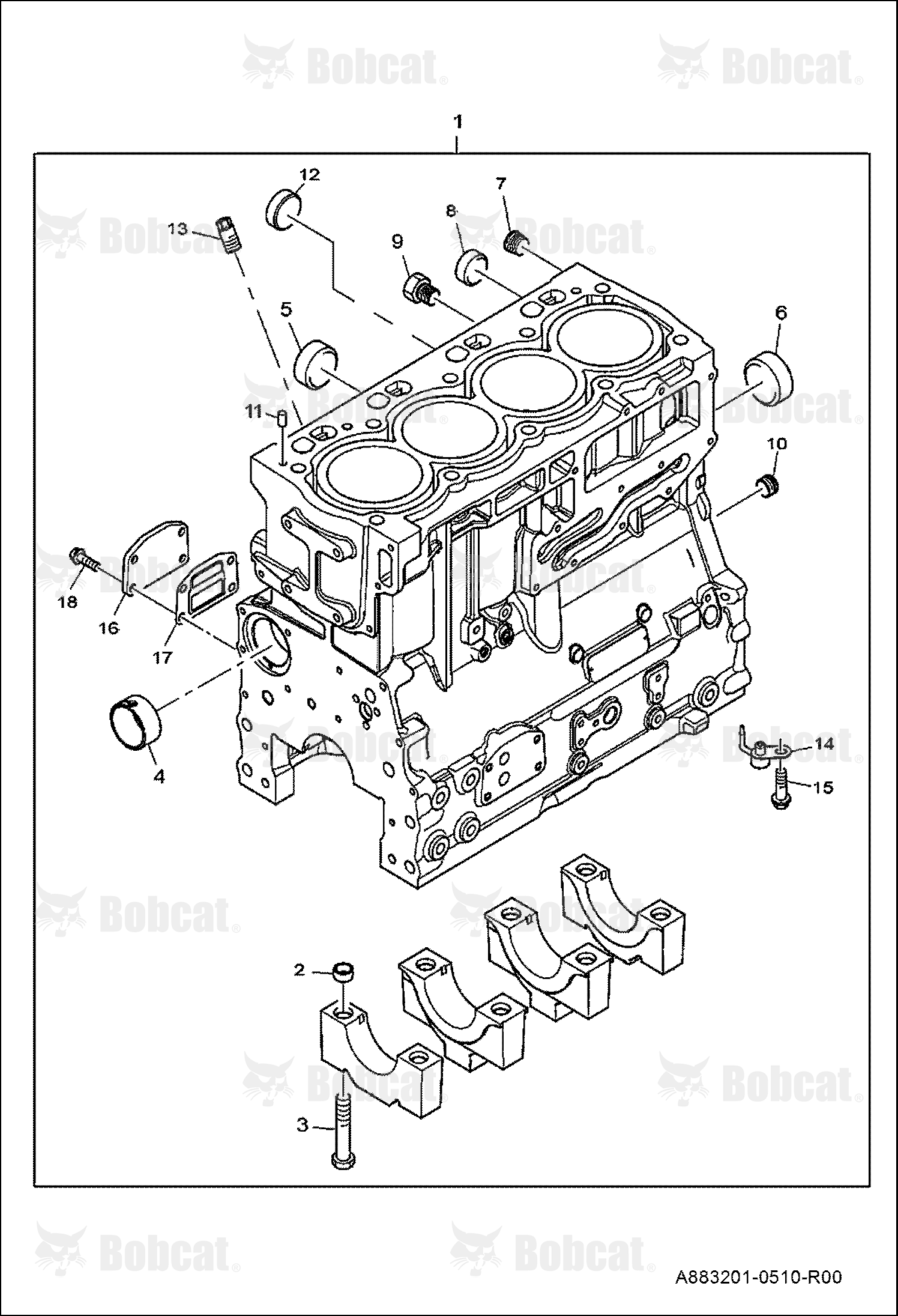 Cylinder Block and Lines