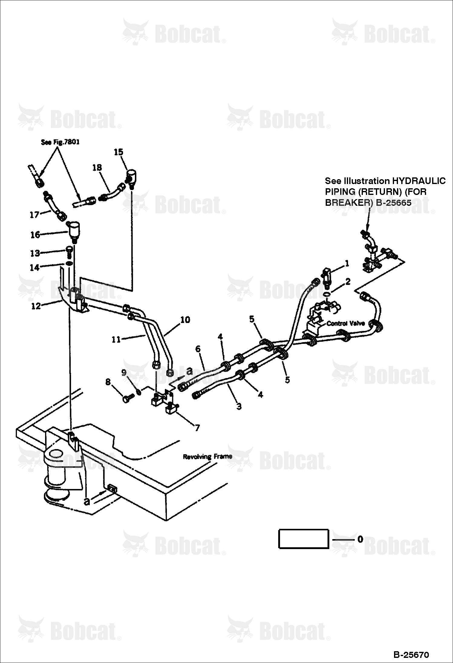 Hydraulic Piping (BREAKER LINE) (CHASSIS SIDE)