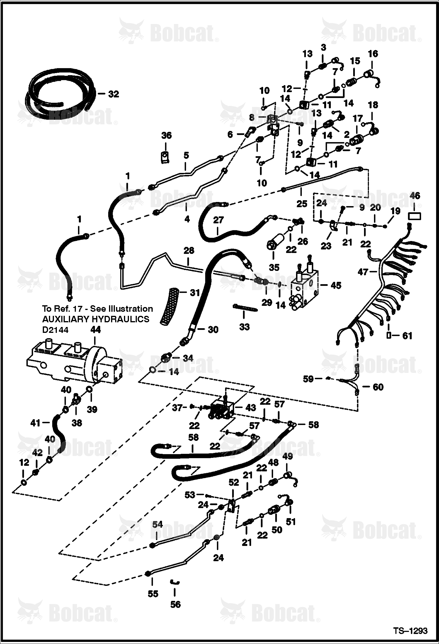 High Flow Hydraulics (W/ Poppet Couplers)  512217845 & Below, 512612075 & Below