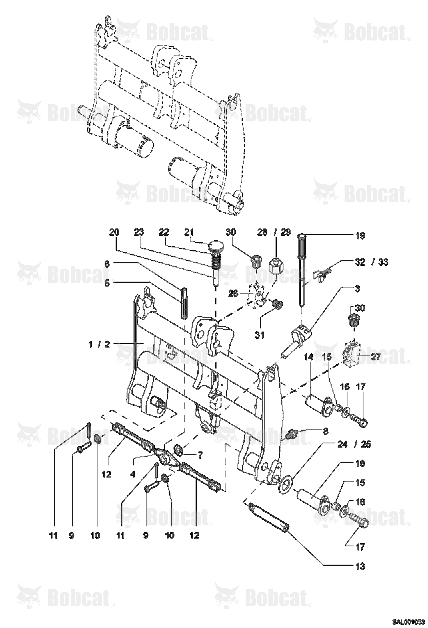 Mechanical Quick Mount Hitch