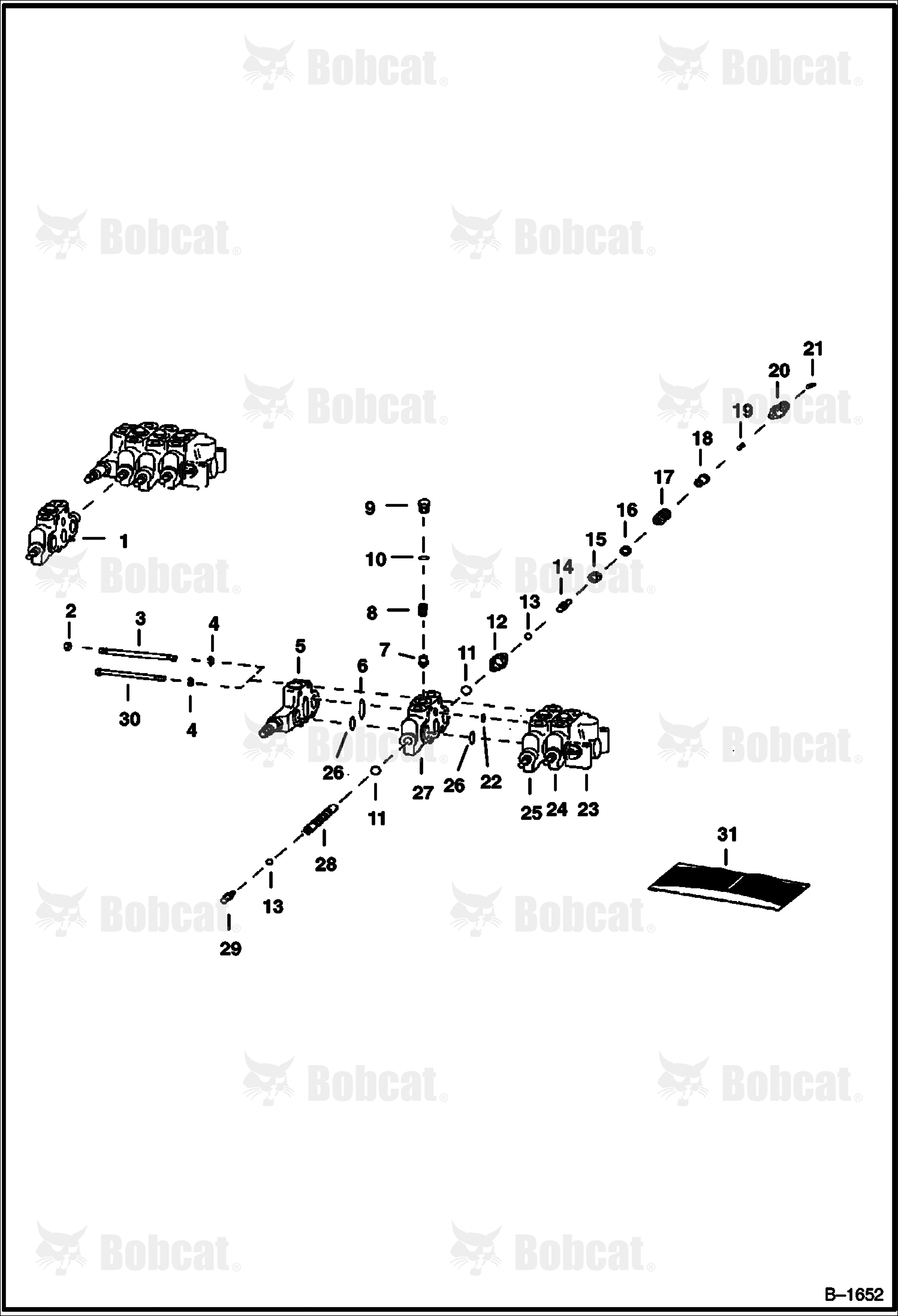Valve Section - Tilt Control (Ward)