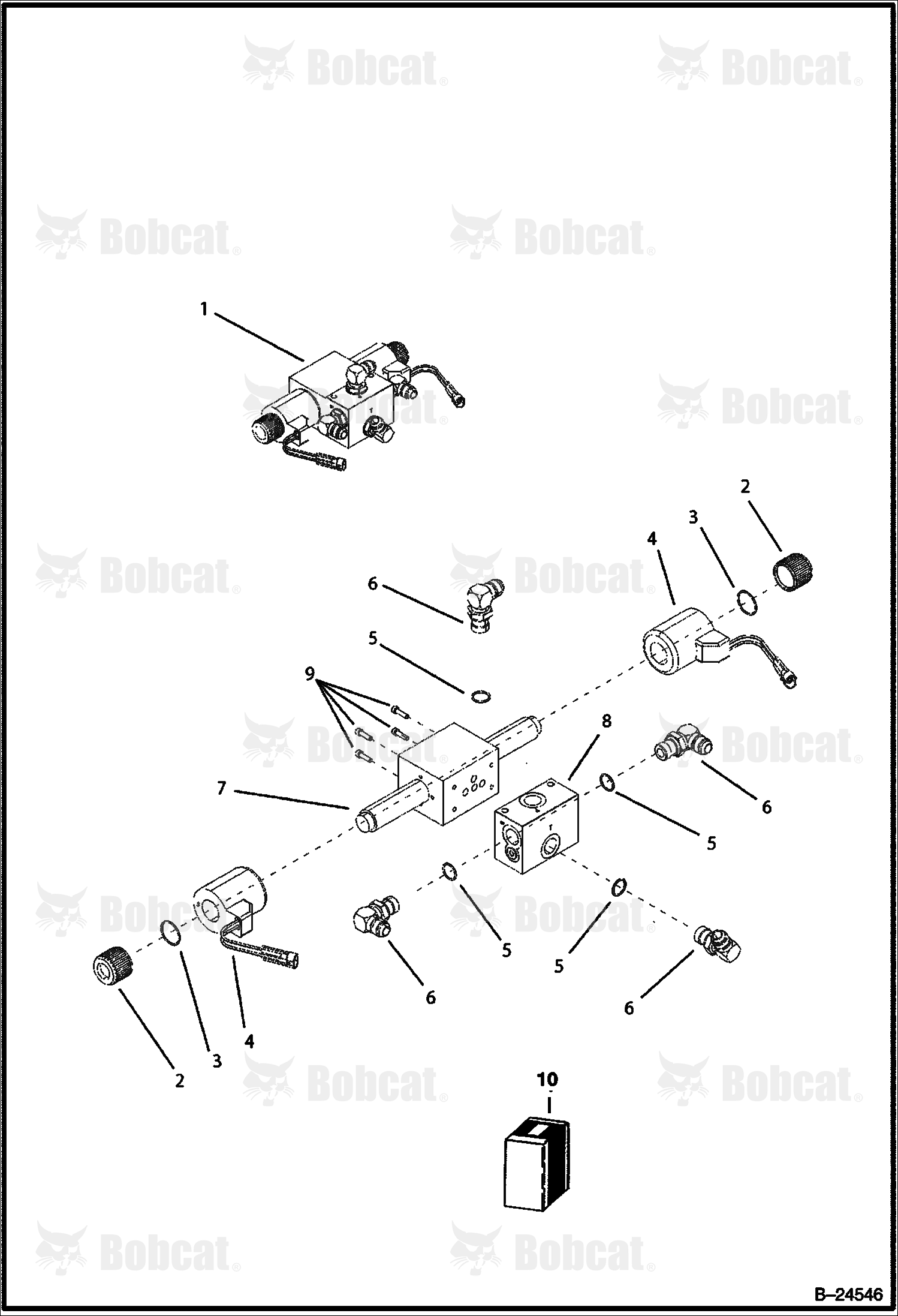Hydraulic Circuitry (Hydraulic Valve) (Backhoe)