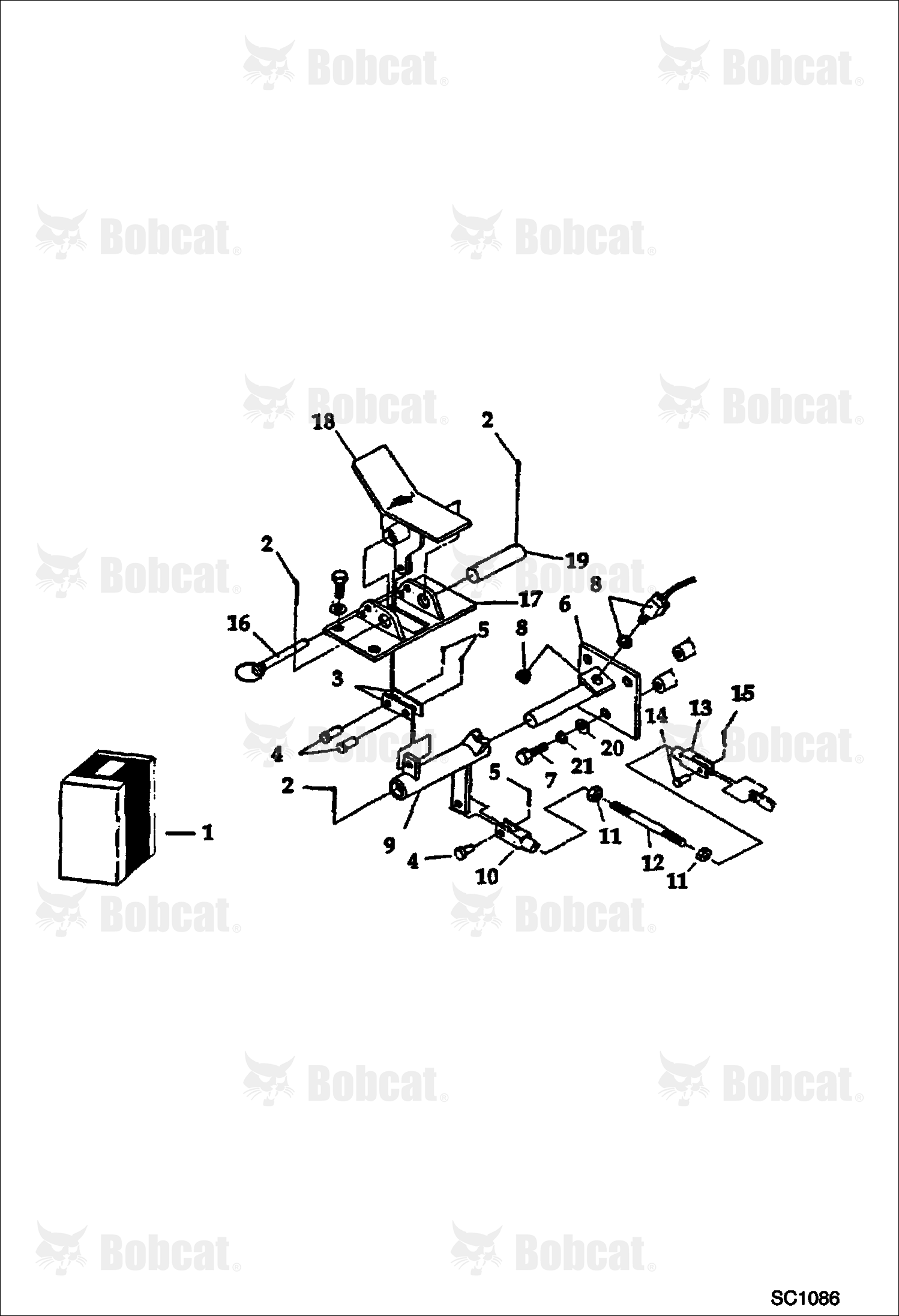 Hydraulic Breaker (1250X) (Control Pedal)