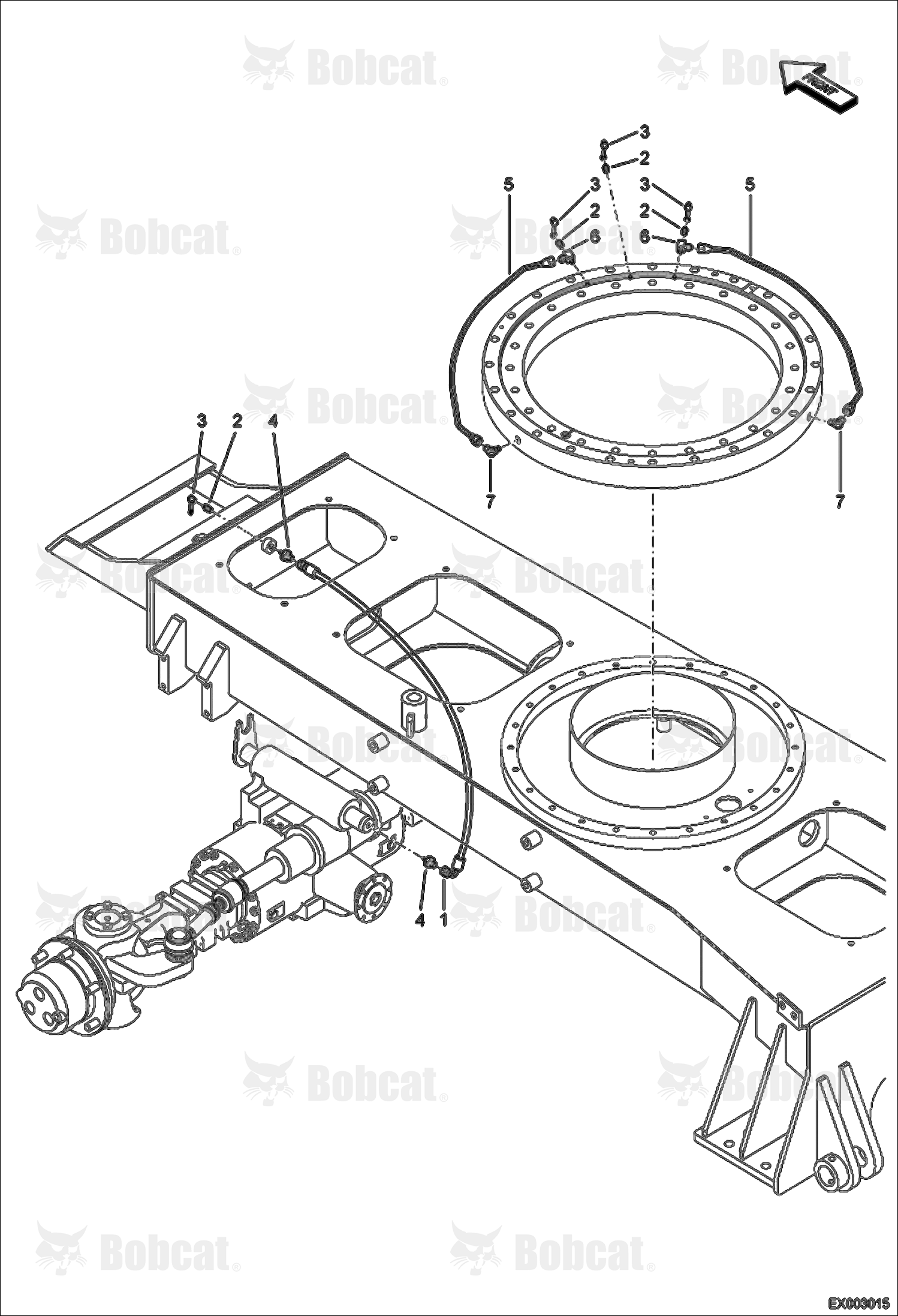 Undercarriage (Lubrication Piping)