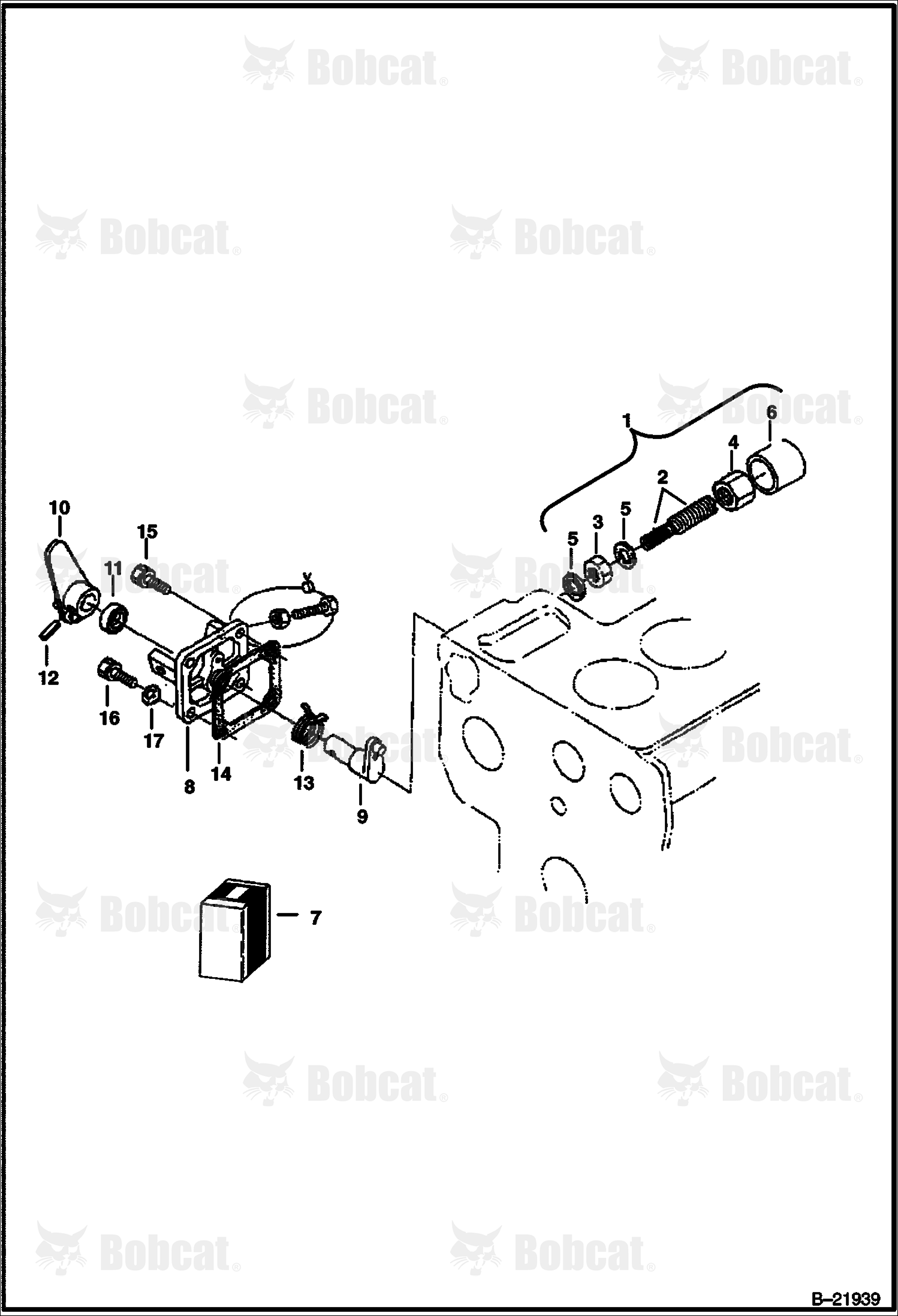 Engine Stop Lever (Kubota - V2003T)