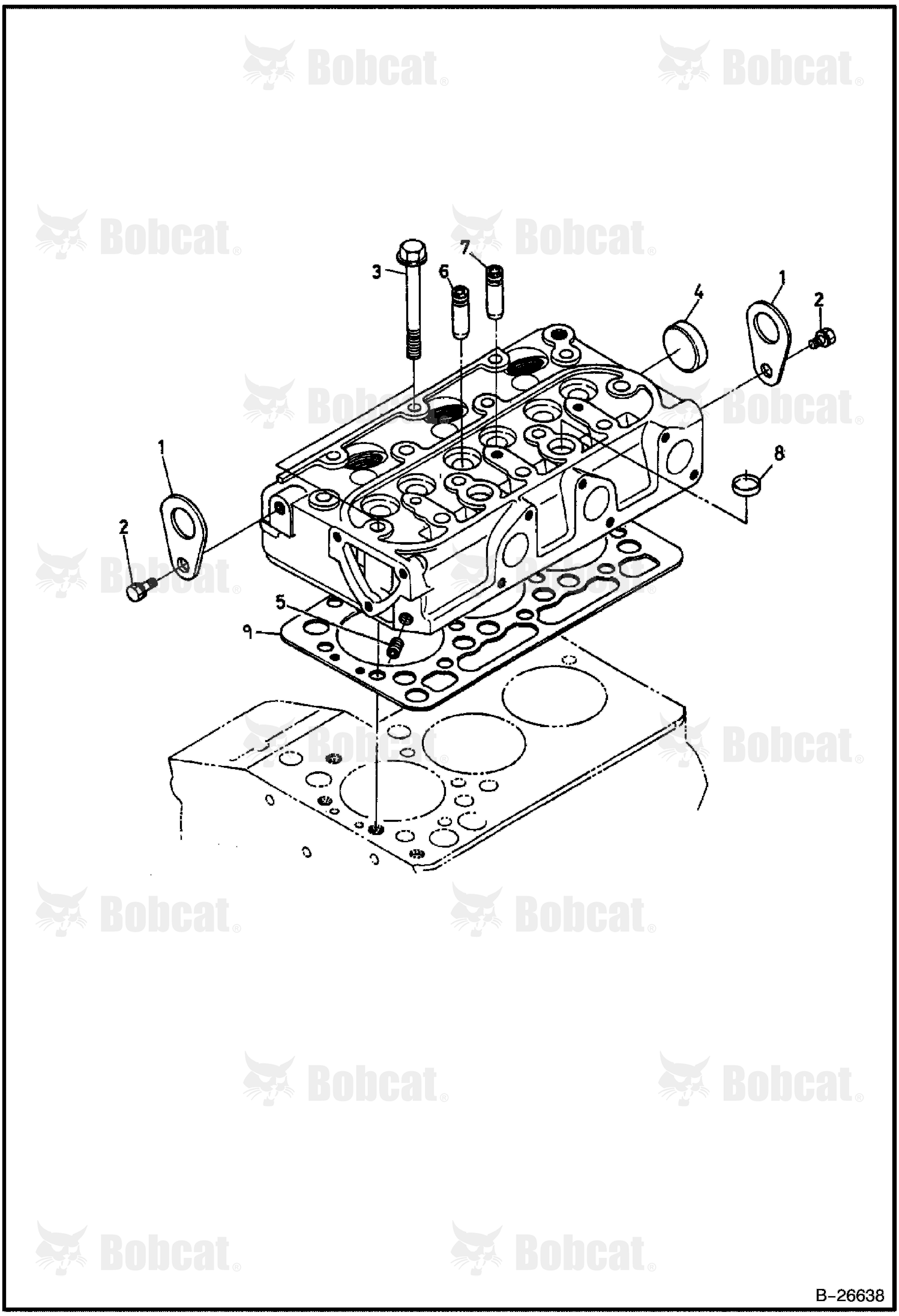 Cylinder Head (Kubota D722)