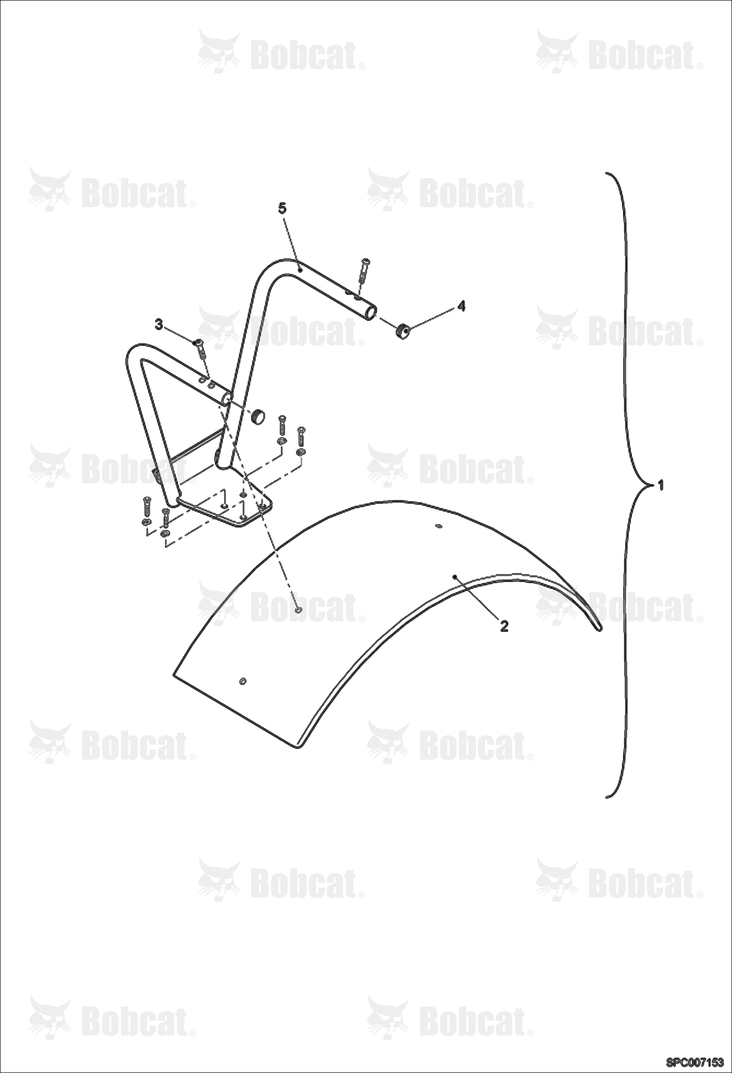 Mudguard 20"  A8GA11001 - A8GA15118