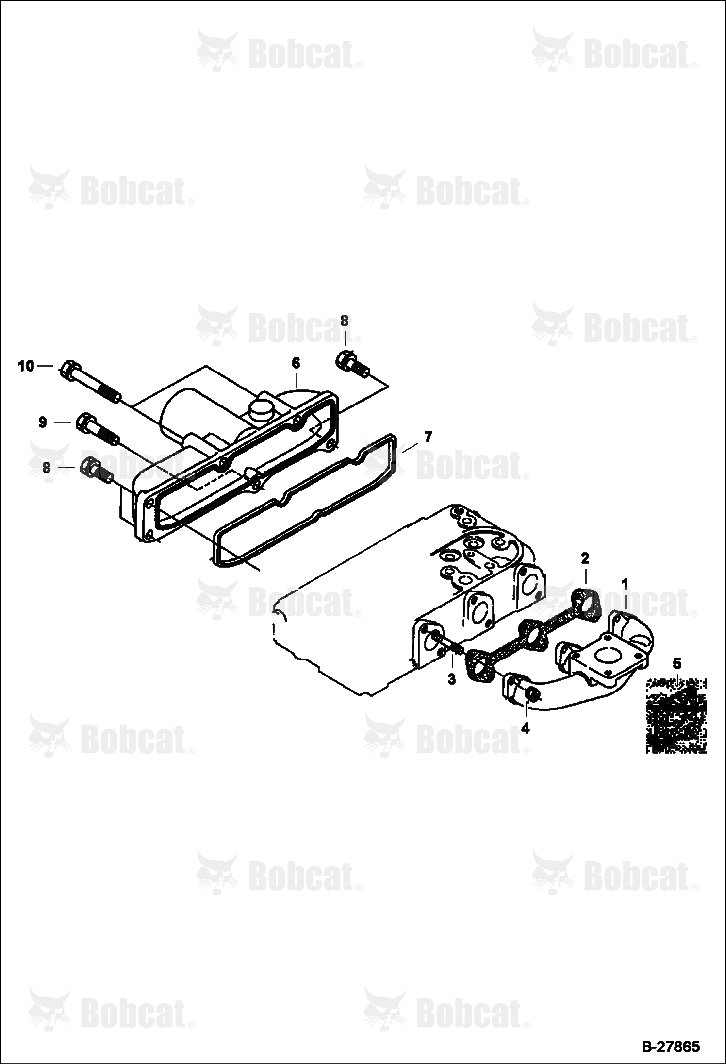 Intake & Exhaust Manifolds  522211001 & Above, 522111001 & Above