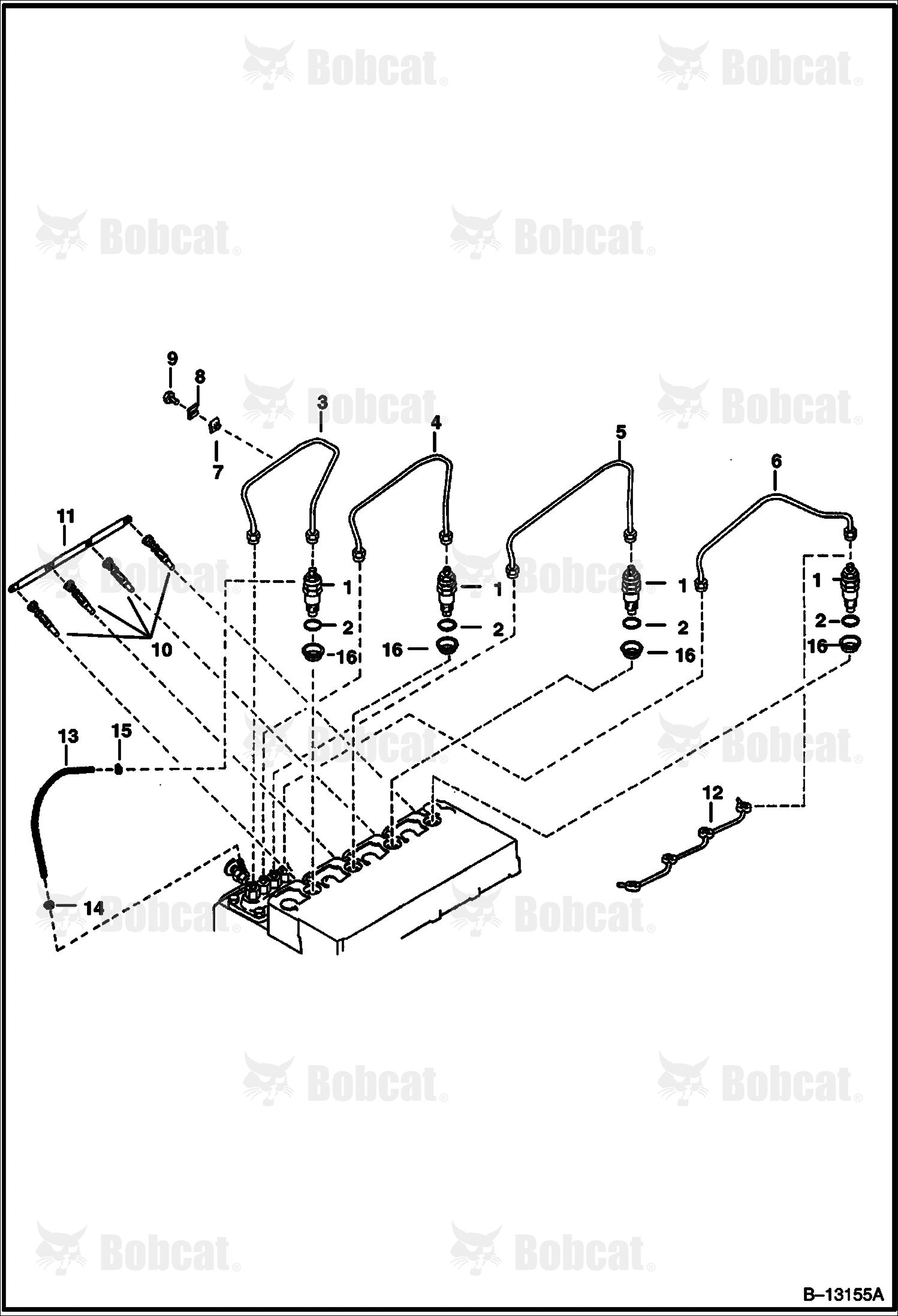 Injector Nozzles (Kubota - V2003T) (1G622-00000)