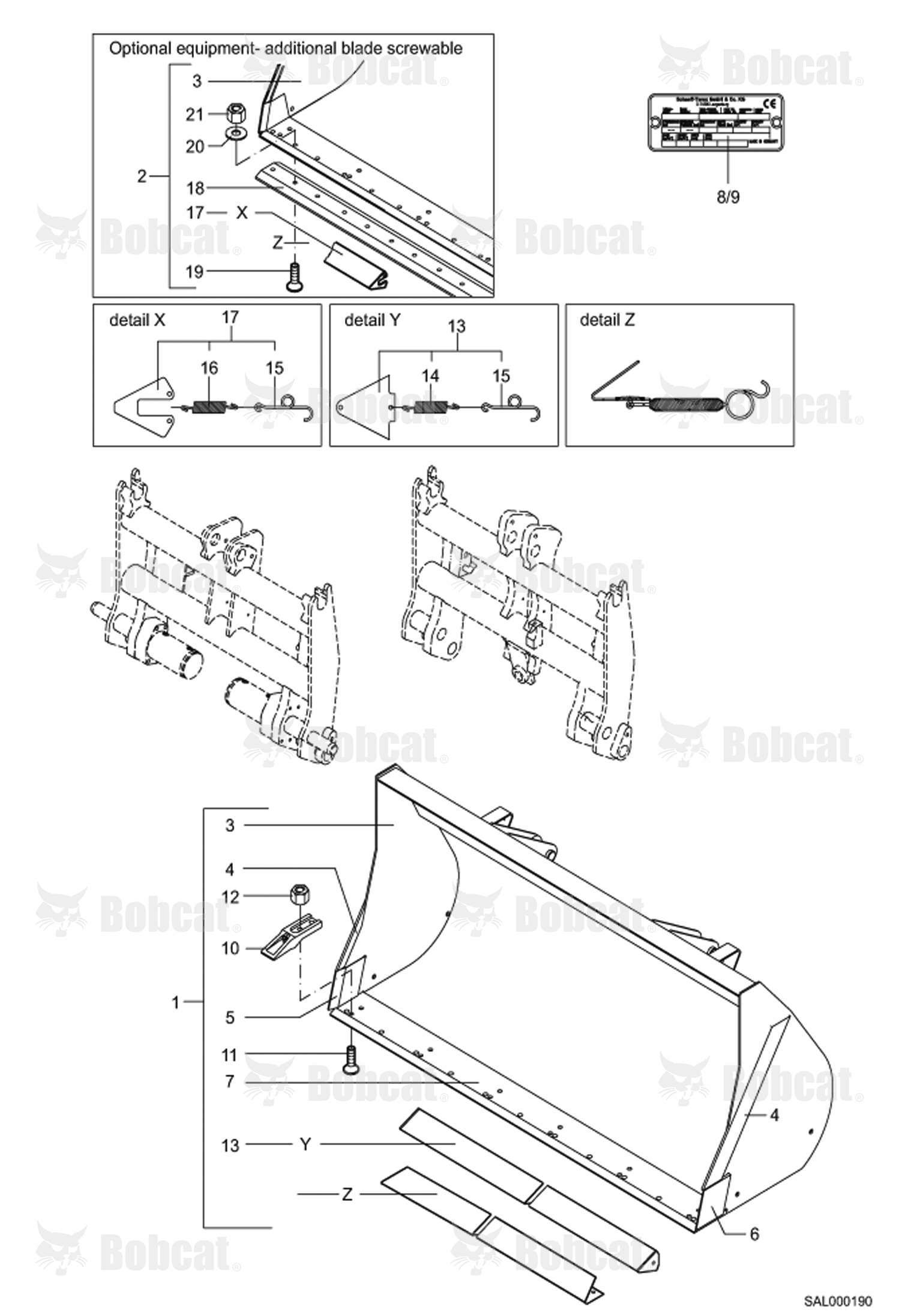 Loading Shovel 1700MM0,65CBM