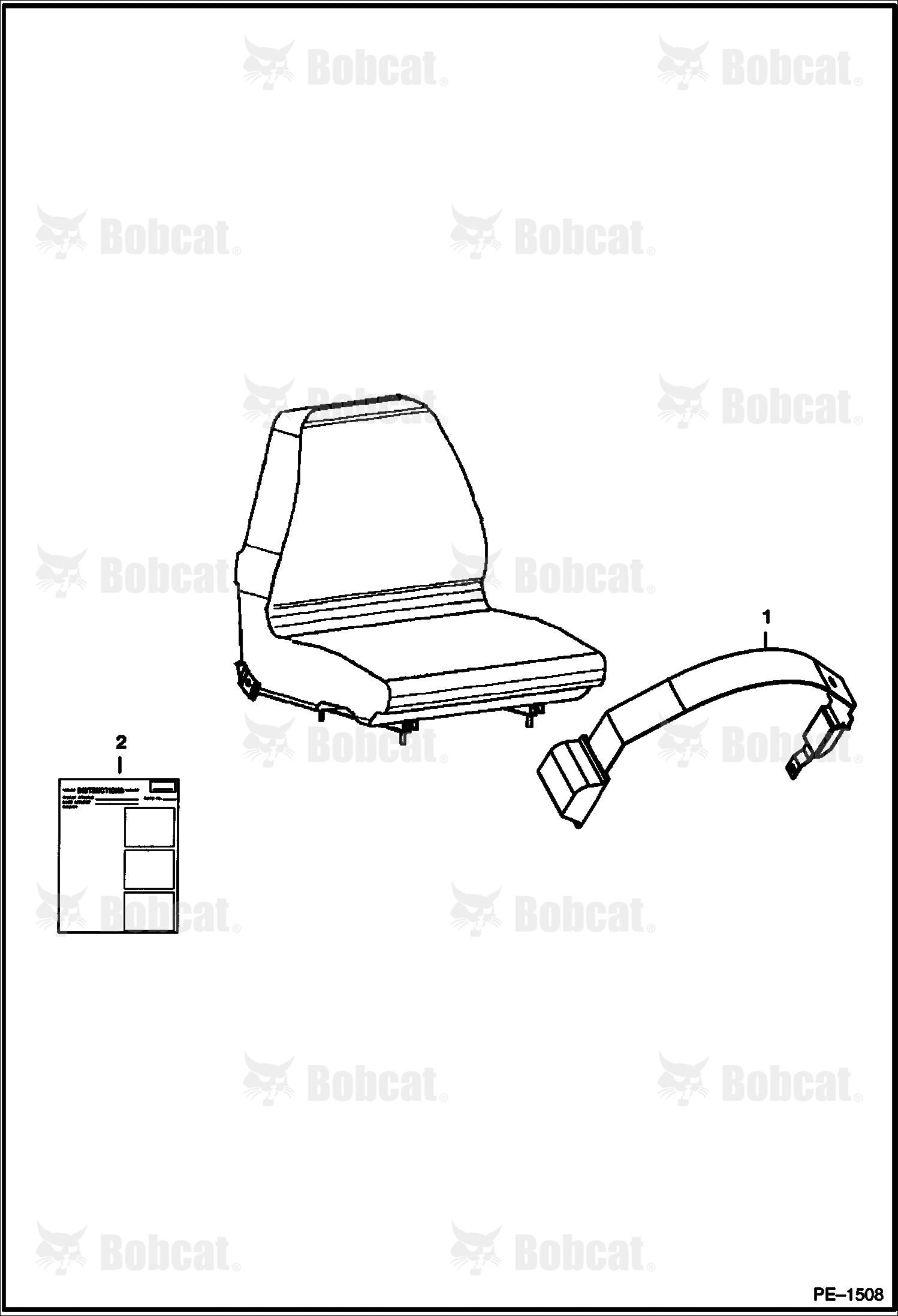 Seat Belt (3" Wide Retractable)