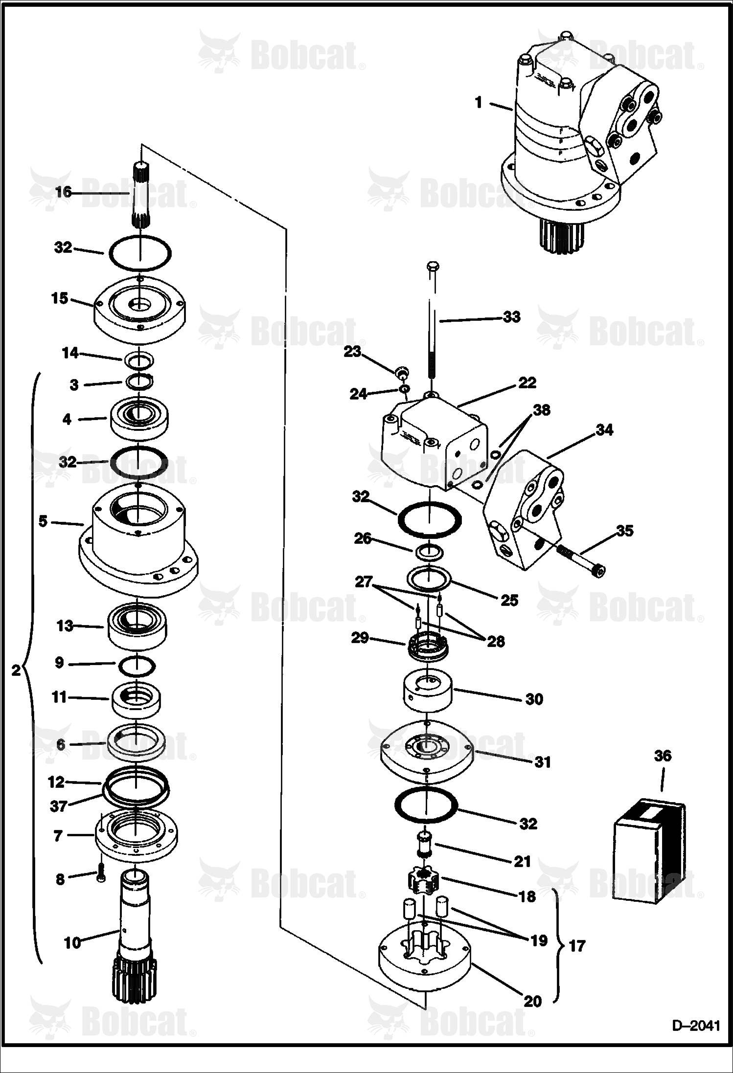 Swing Motor (Model #144-1003-006)