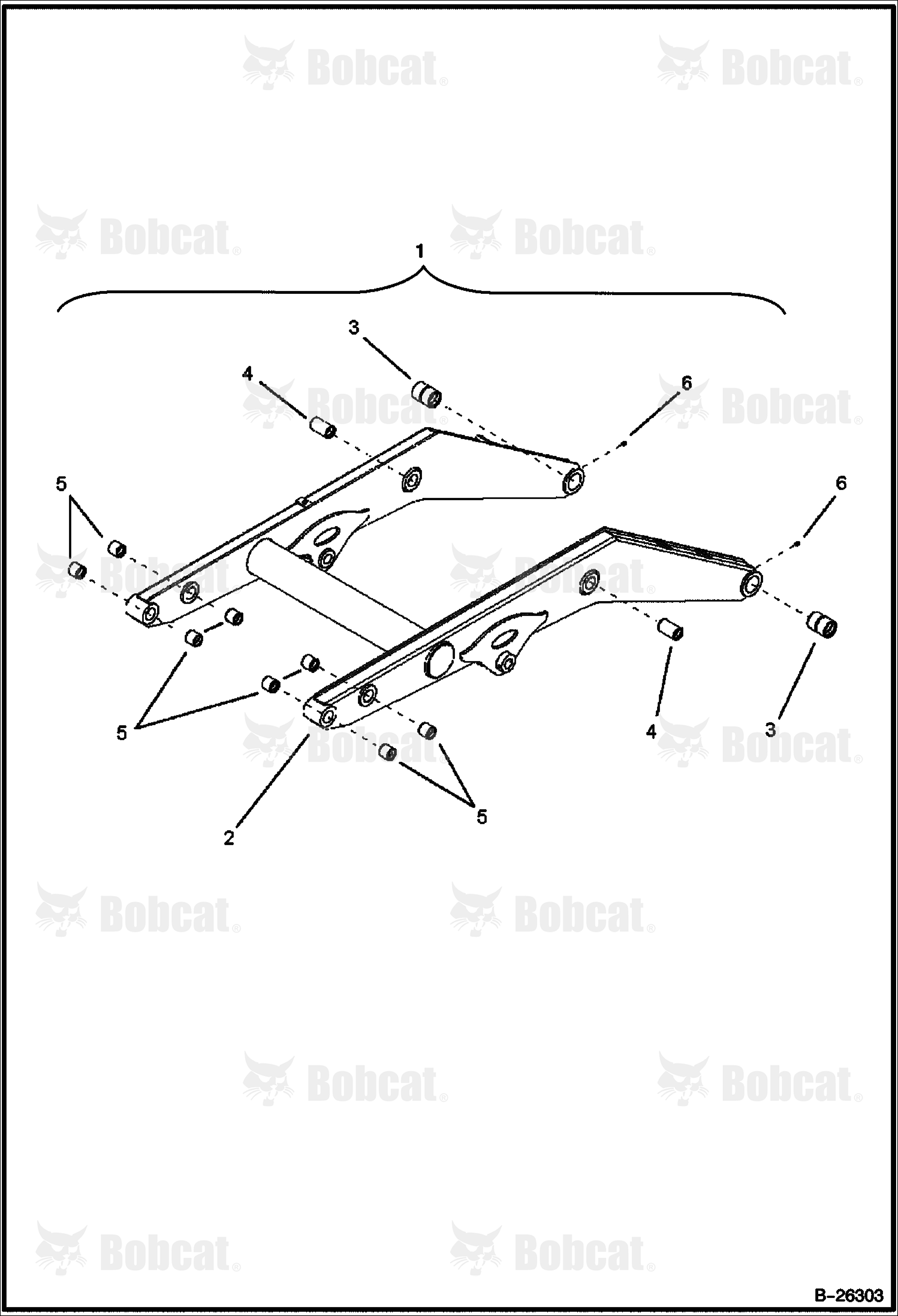 Lift Arm (BL370) (BL375)  570411015 & 570411034, 571811008 & 571811013
