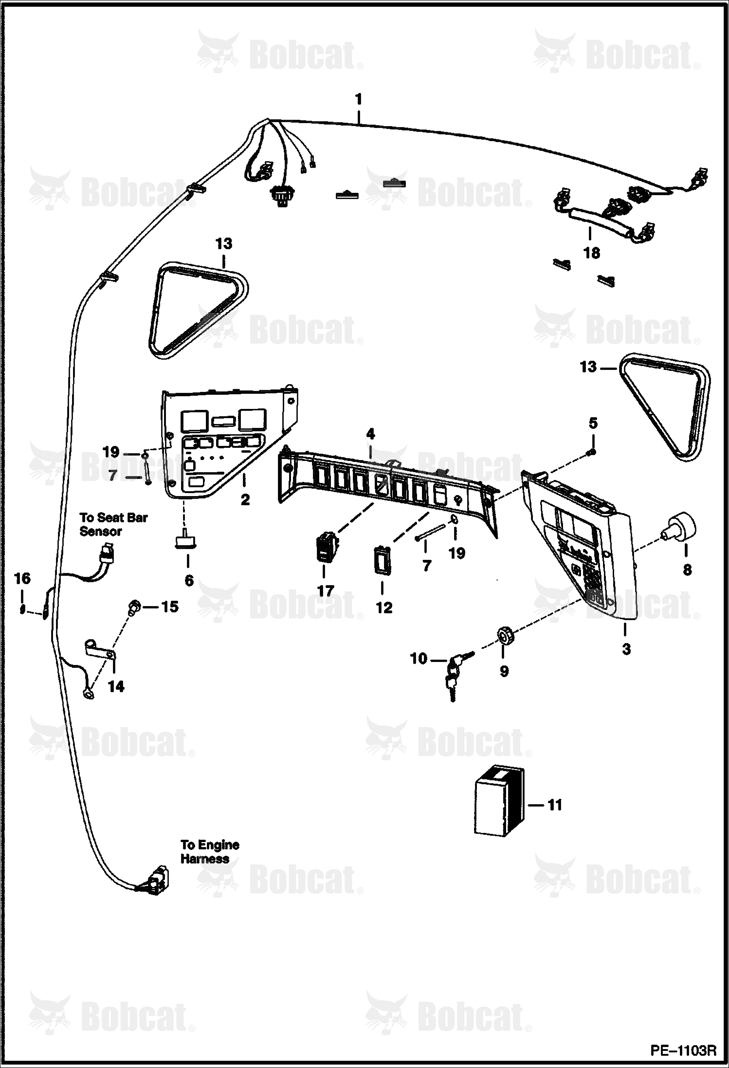 CAB Electrical Circuitry 518913001 & Above, 516812001 & Above, 517512001 & Above